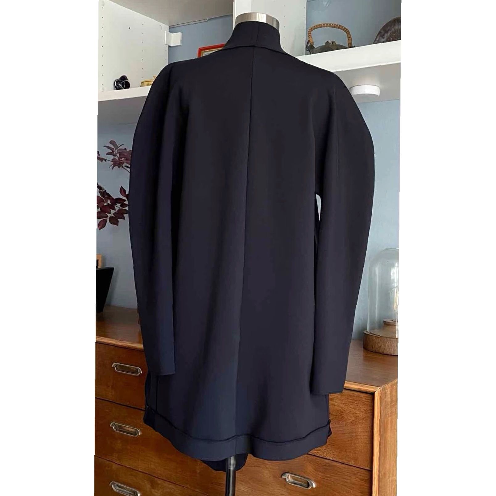 Vintage Marie Saint Pierre Scuba Jacket Black XL Womens Regular Jacket Size XL / US 12-14 / IT 48-50 - 6 Thumbnail