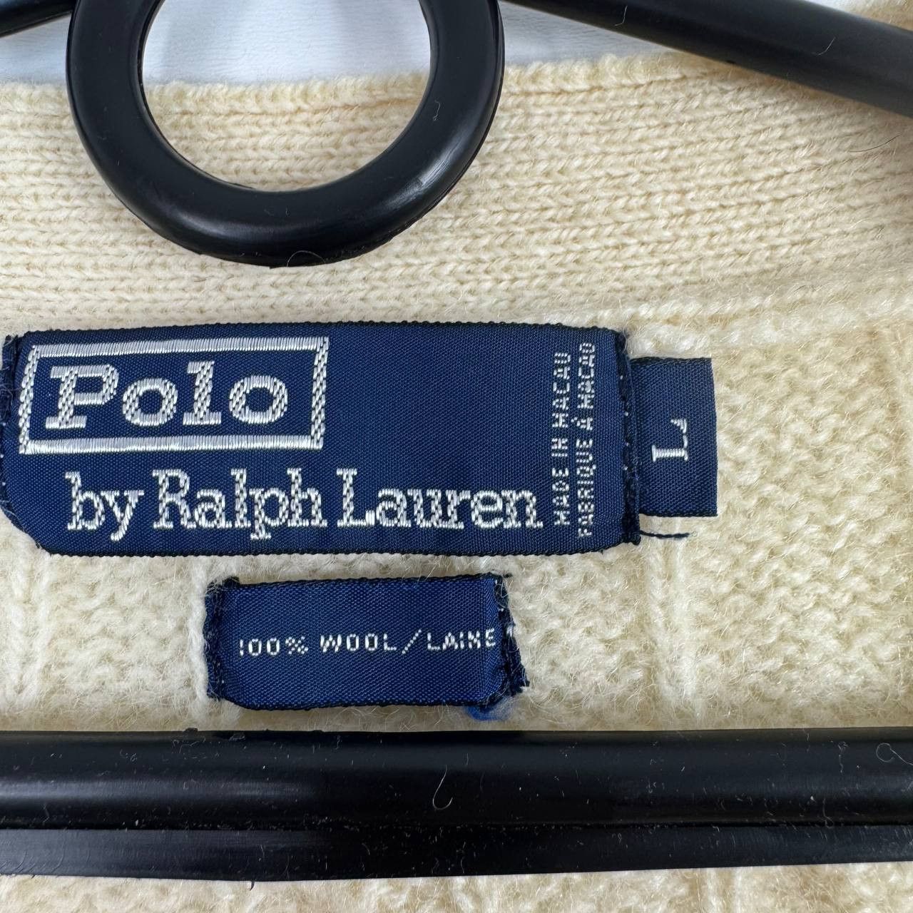 Polo Ralph Lauren Polo Ralph Lauren Cable Knit Cardigan Wool Mens Size L Size US L / EU 52-54 / 3 - 4 Thumbnail