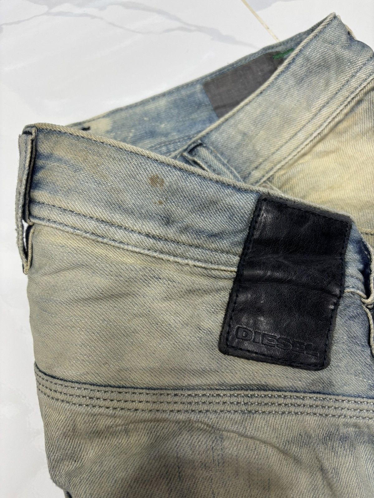 Diesel 🔥OG DIESEL ROCKSTAR BLEACH DISTRESSED DENIM JEANS Size US 32 / EU 48 - 15 Thumbnail