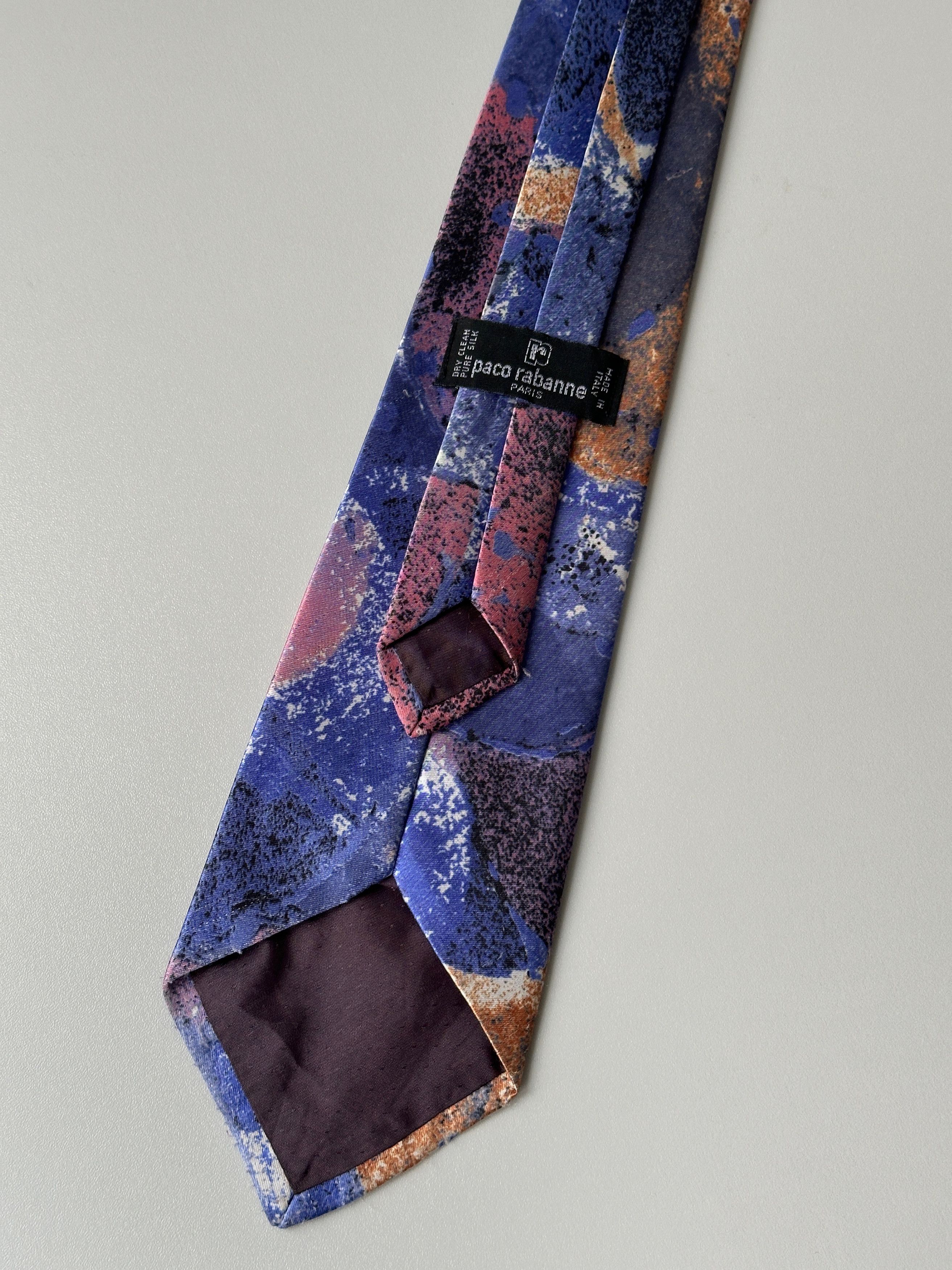 Vintage Paco Rabbane Silk Tie Size ONE SIZE - 3 Thumbnail