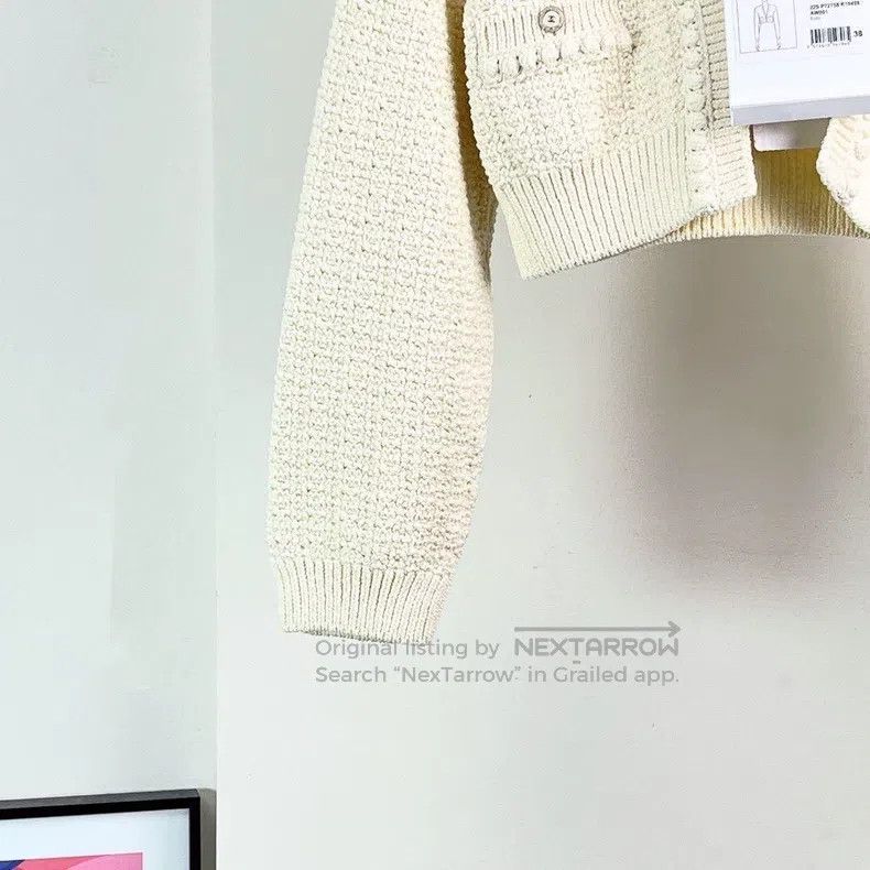 Chanel Chanel 22S beige short knitted cardigan coat Size XS / US 0-2 / IT 36-38 - 4 Thumbnail