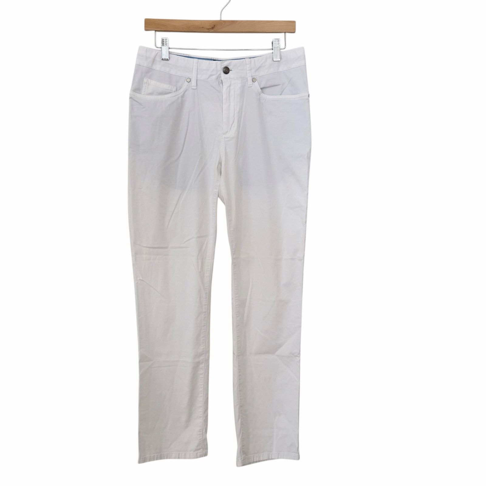 Peter Millar Collection Perfect Poplin White Chino Pants 32