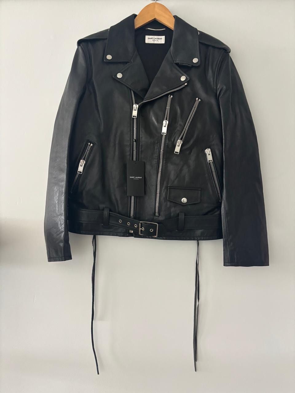 Saint Laurent Paris 🔥$5.5K VALUE🔥L17 Leather Biker Jacket Size US M / EU 48-50 / 2 - 2 Thumbnail