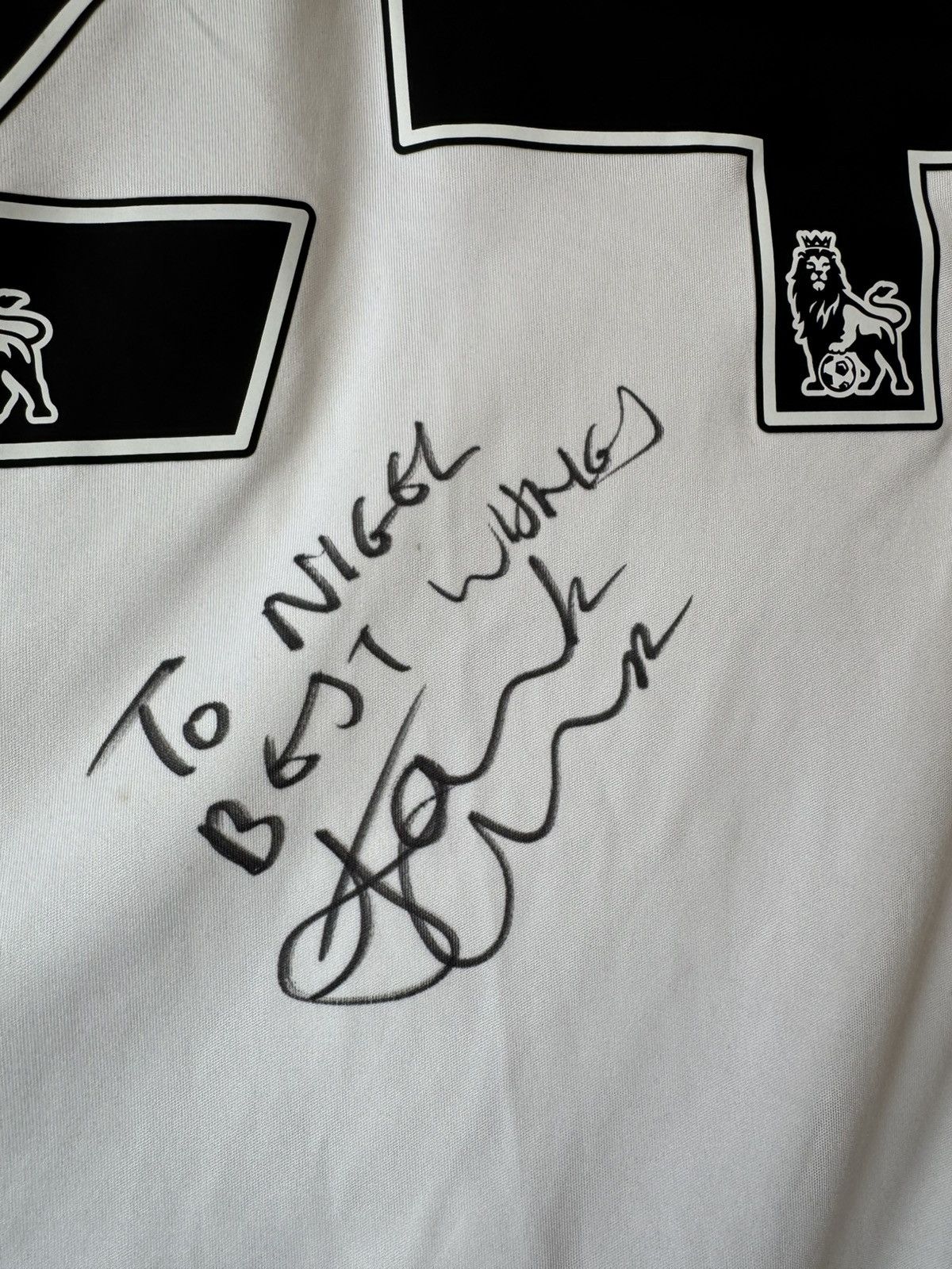 Joma Jack Cork #24 Swansea City 2016-2017 Match Worn Signed Shirt Size US M / EU 48-50 / 2 - 8 Thumbnail