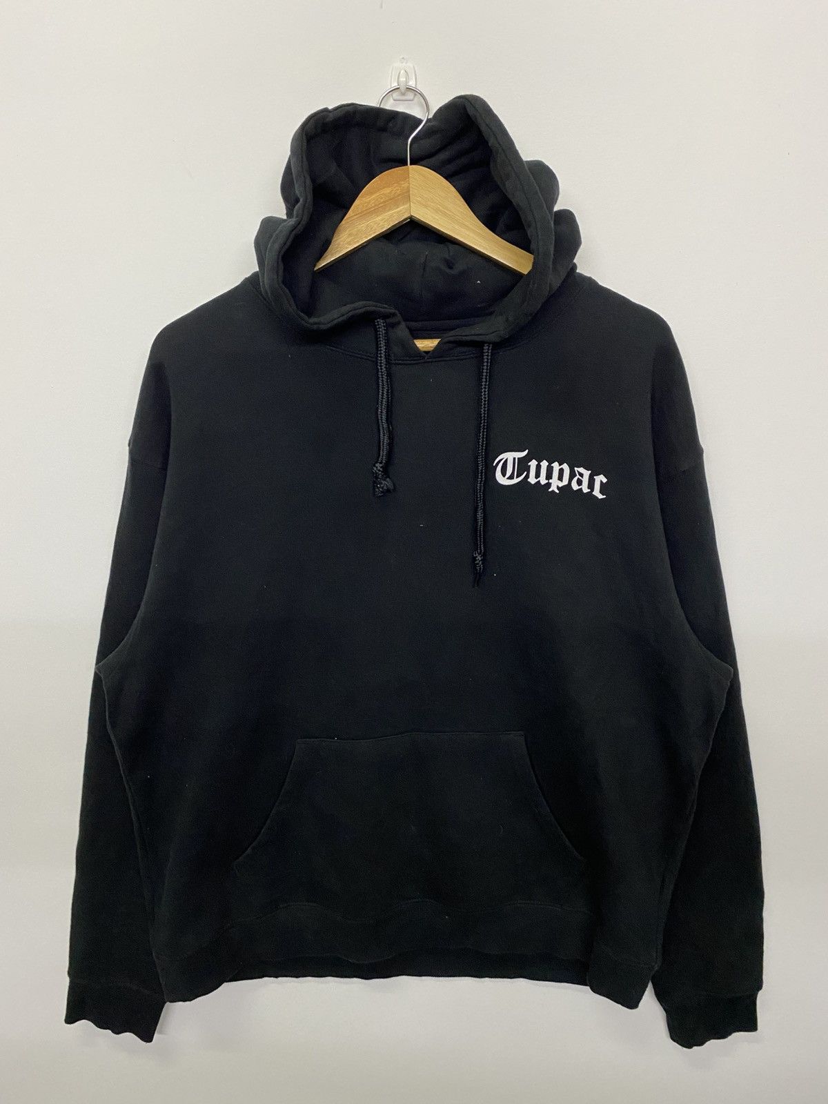 Rap Tees Tupac Big Print On Back Hoodie Sweatshirt Size US M / EU 48-50 / 2 - 3 Thumbnail