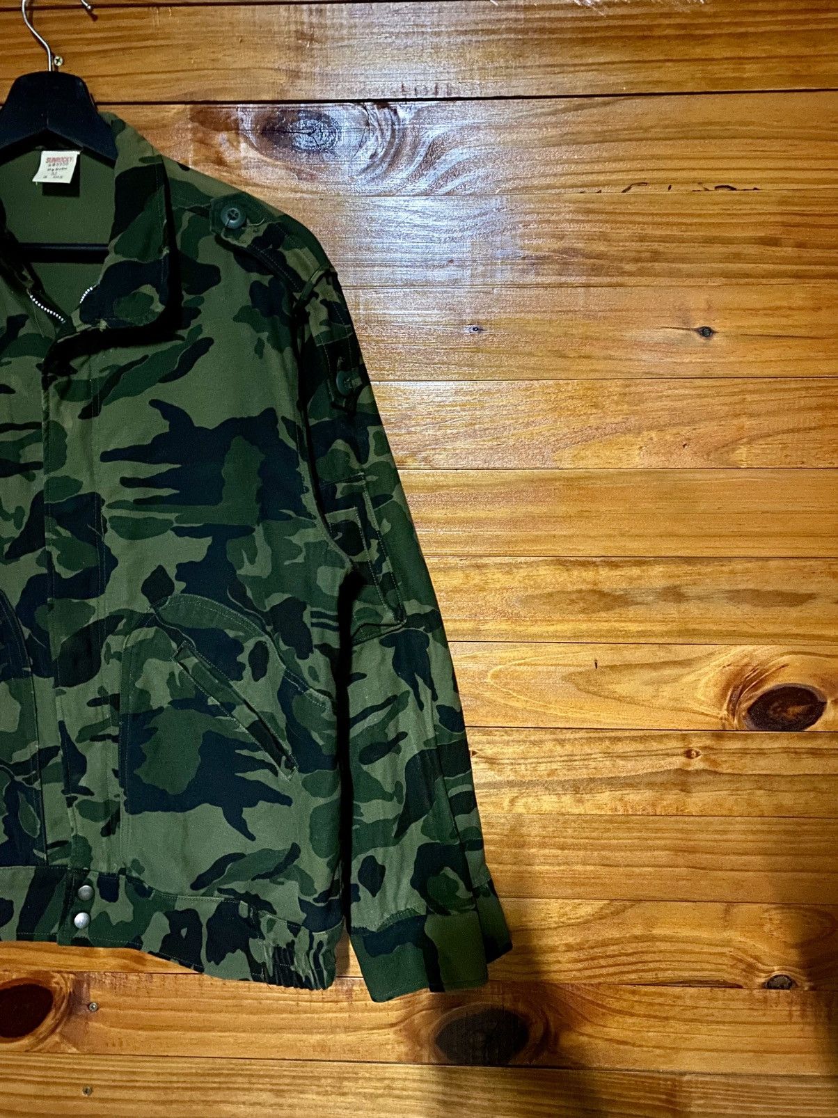 Vintage Vintage Sunrocky Japan Military Camo Jacket – 100% Cotton Size US M / EU 48-50 / 2 - 6 Thumbnail