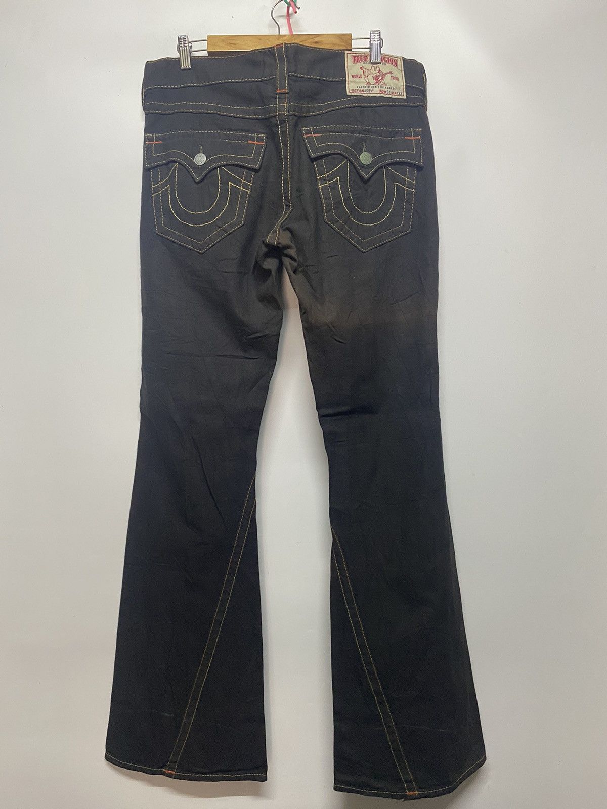True Religion × Vintage True Religion Joey Denim Jeans Flare Bootcut Size 36" / US 14 / IT 50 - 2 Thumbnail