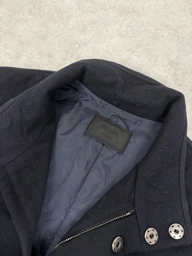 Prada AW2009 Prada Navy Wool Long Coat Size US M / EU 48-50 / 2 - 4 Thumbnail