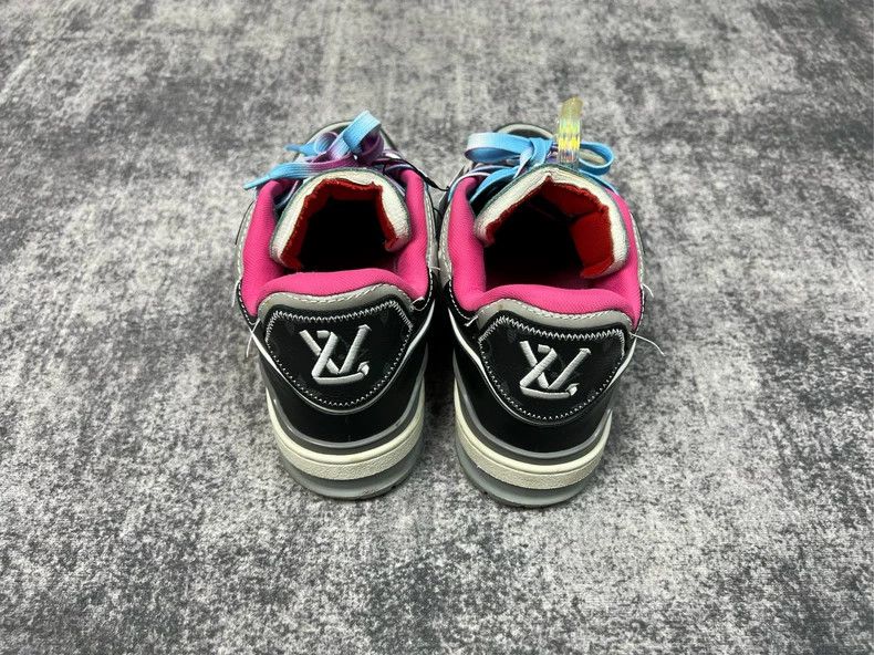 Louis Vuitton Louis Vuitton TRAINER Black Pink Cement Board Shoes Size US 7.5 / EU 40-41 - 3 Thumbnail