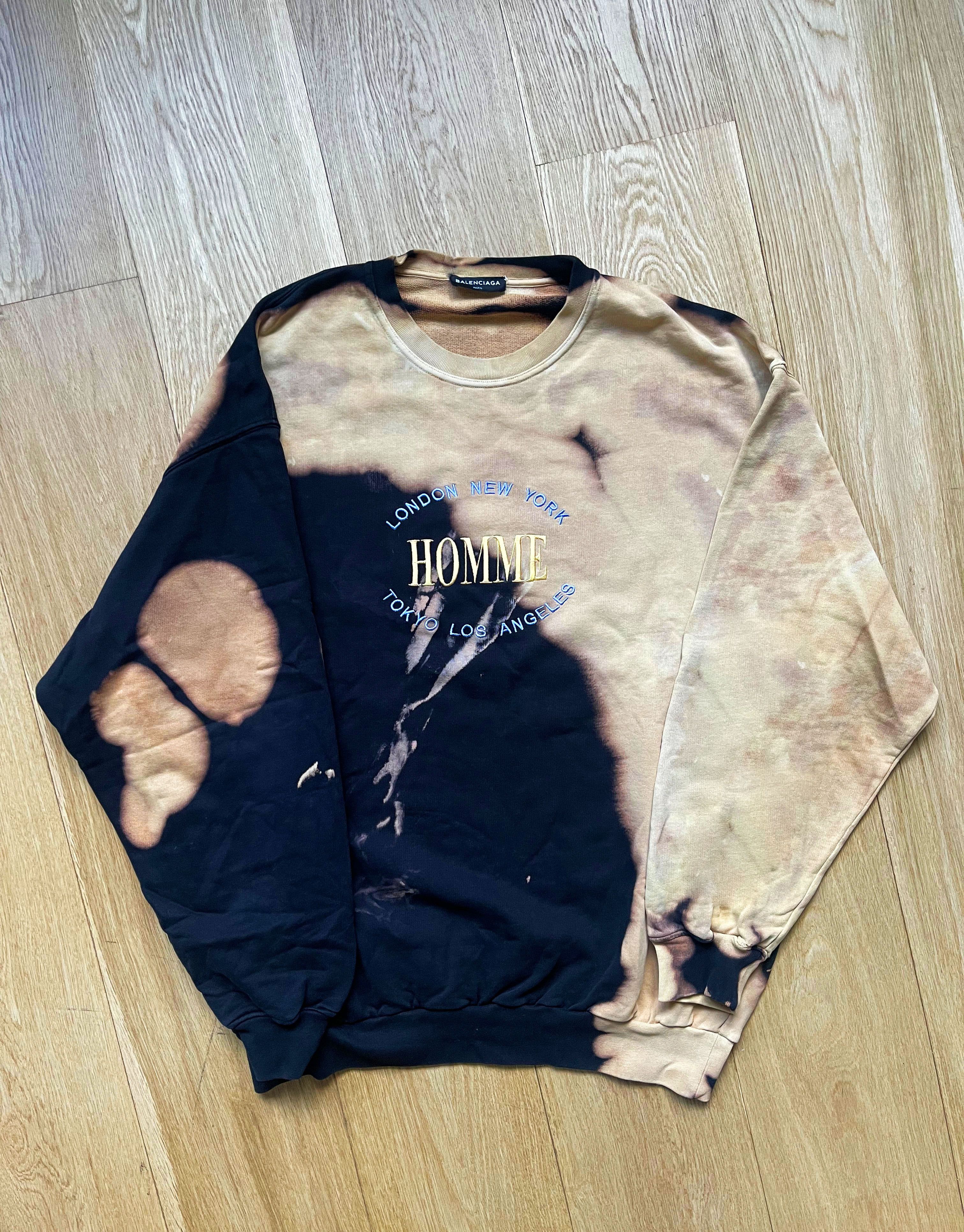 image of Balenciaga Sweater Homme in Black, Men's (Size Large)