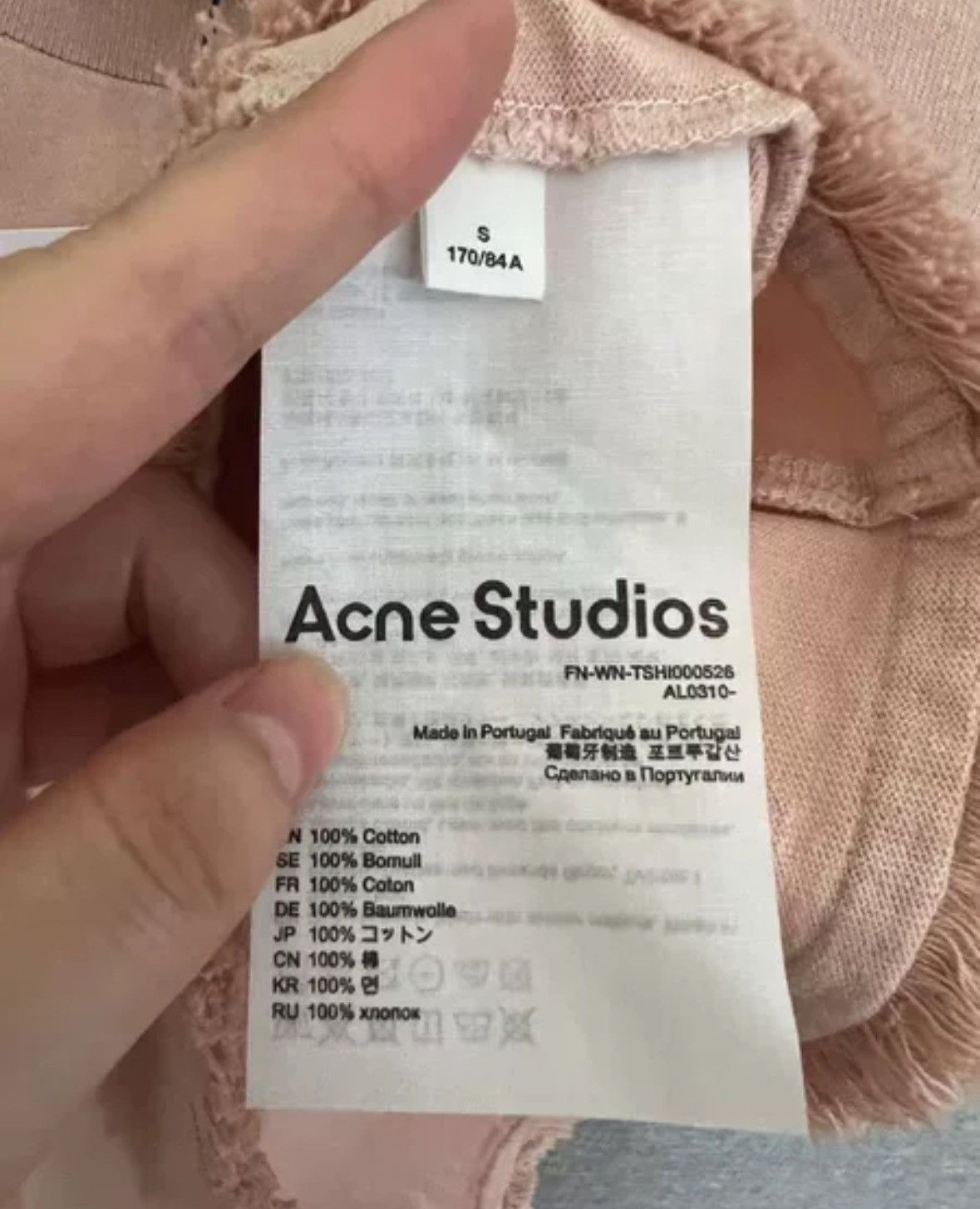 Acne Studios Acne Studios' new tassel short sleeved shirt Size US S / EU 44-46 / 1 - 4 Thumbnail