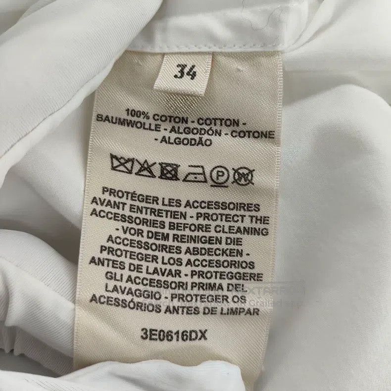 Hermes Hermes Long Sleeve Shirt White Size XXS / US 00 / IT 34 - 5 Thumbnail