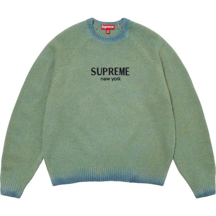 Supreme Flocked Logo Sweater