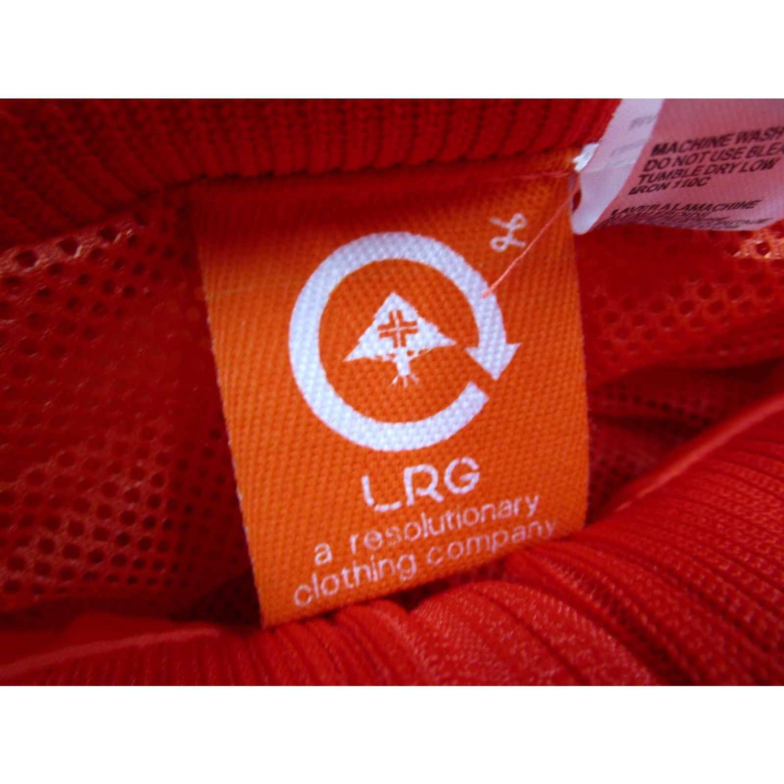 Etro LRG Men's 2XL Full Zip Track Jacket Orange Geometric Windbreaker Streetwear Retro Size US XXL / EU 58 / 5 - 2 Thumbnail