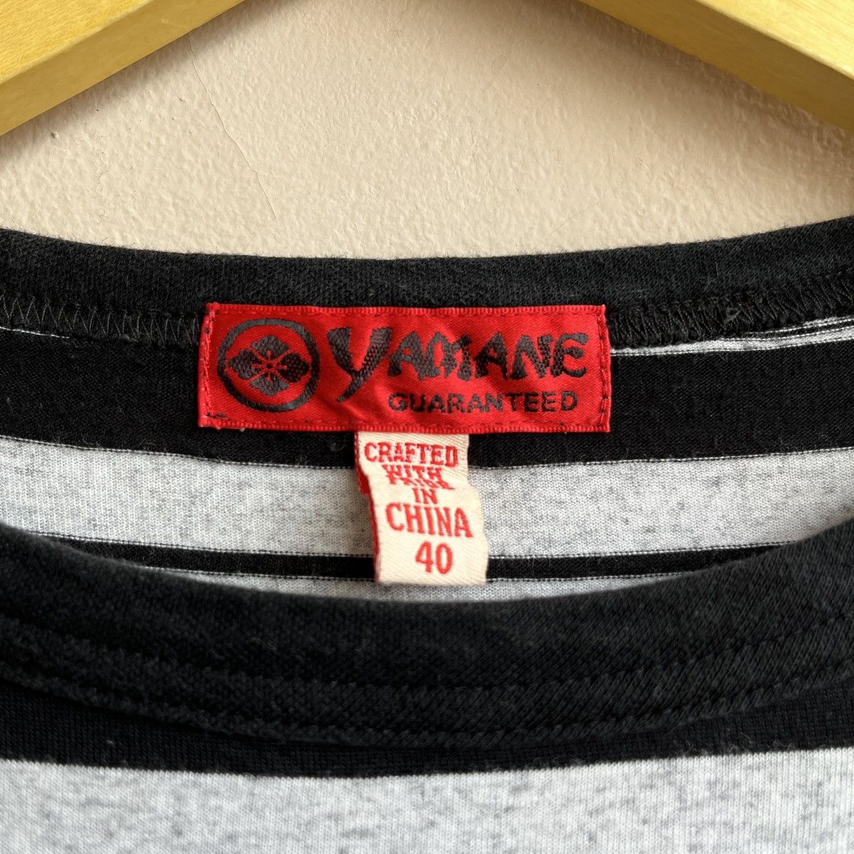 Evisu × Japanese Brand EVISU YAMANE BIG SEAGULL STRIPE RINGER TSHIRT Size US M / EU 48-50 / 2 - 4 Thumbnail