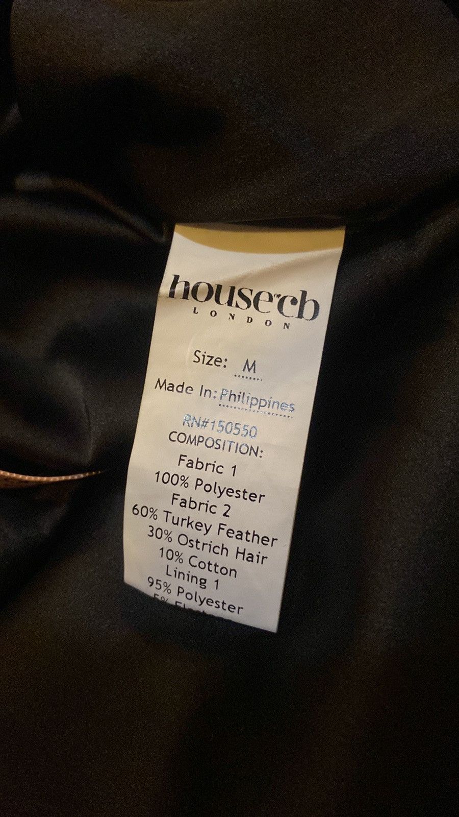 House of CB HOUSE OF CB Feather Trim Stretch Crepe Cocktail Dress Size M / US 6-8 / IT 42-44 - 4 Thumbnail