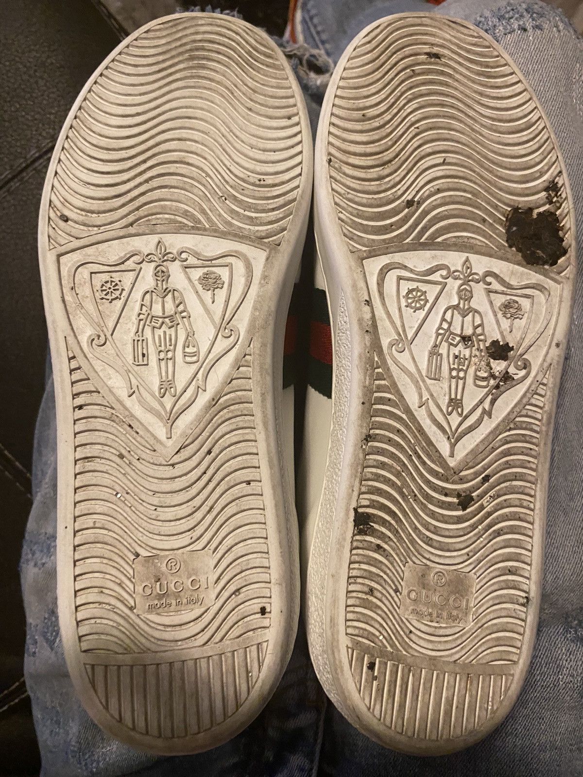 Gucci Gucci Ace Embroidered Arrow Sneakers Womens Gucci Size US 8.5 / IT 38.5 - 6 Thumbnail