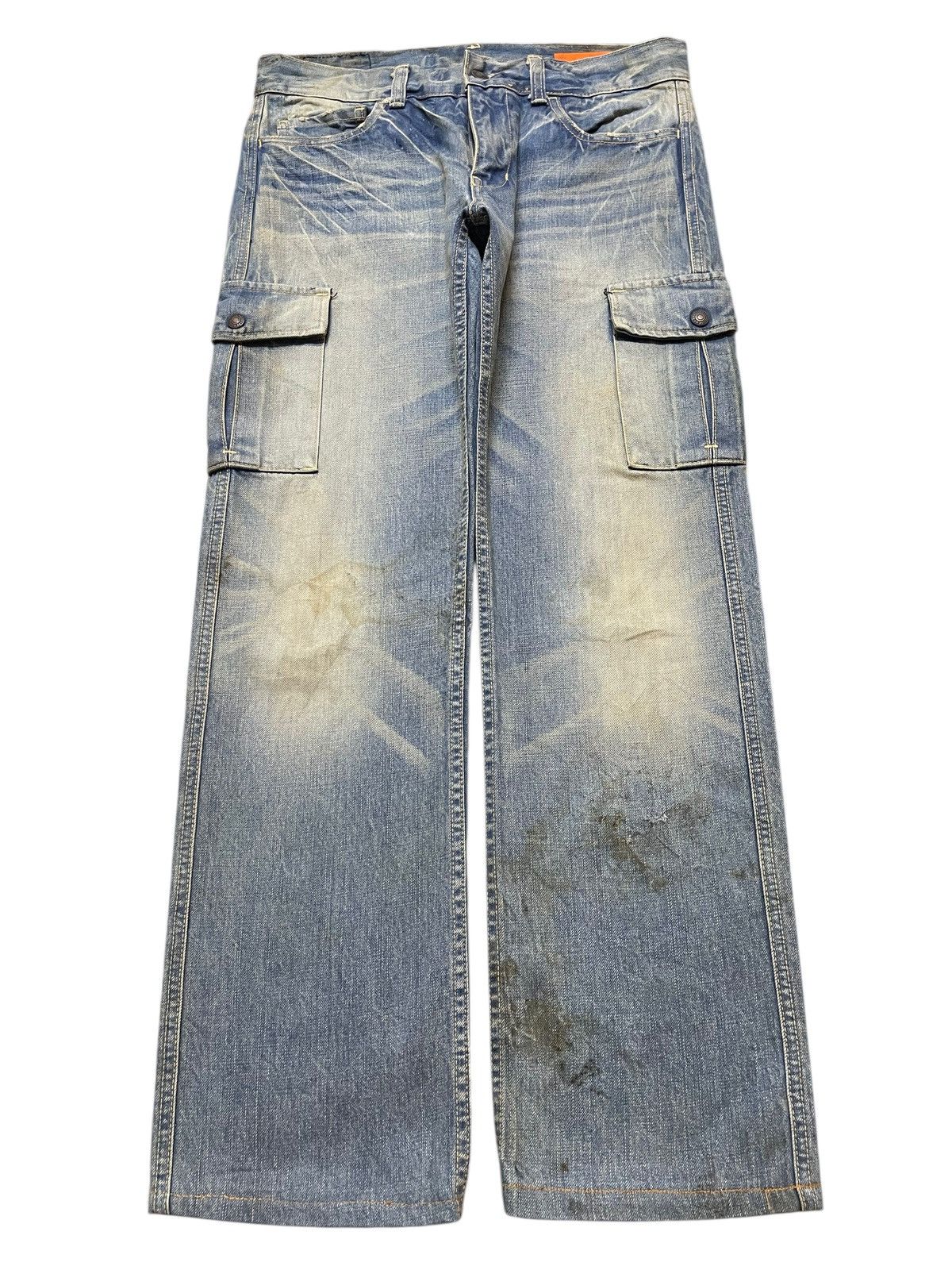 Hysteric Glamour Vintage Japan Gowest Faded Wash Mud Dirty Style Loose Jeans Size US 32 / EU 48 - 1 Thumbnail