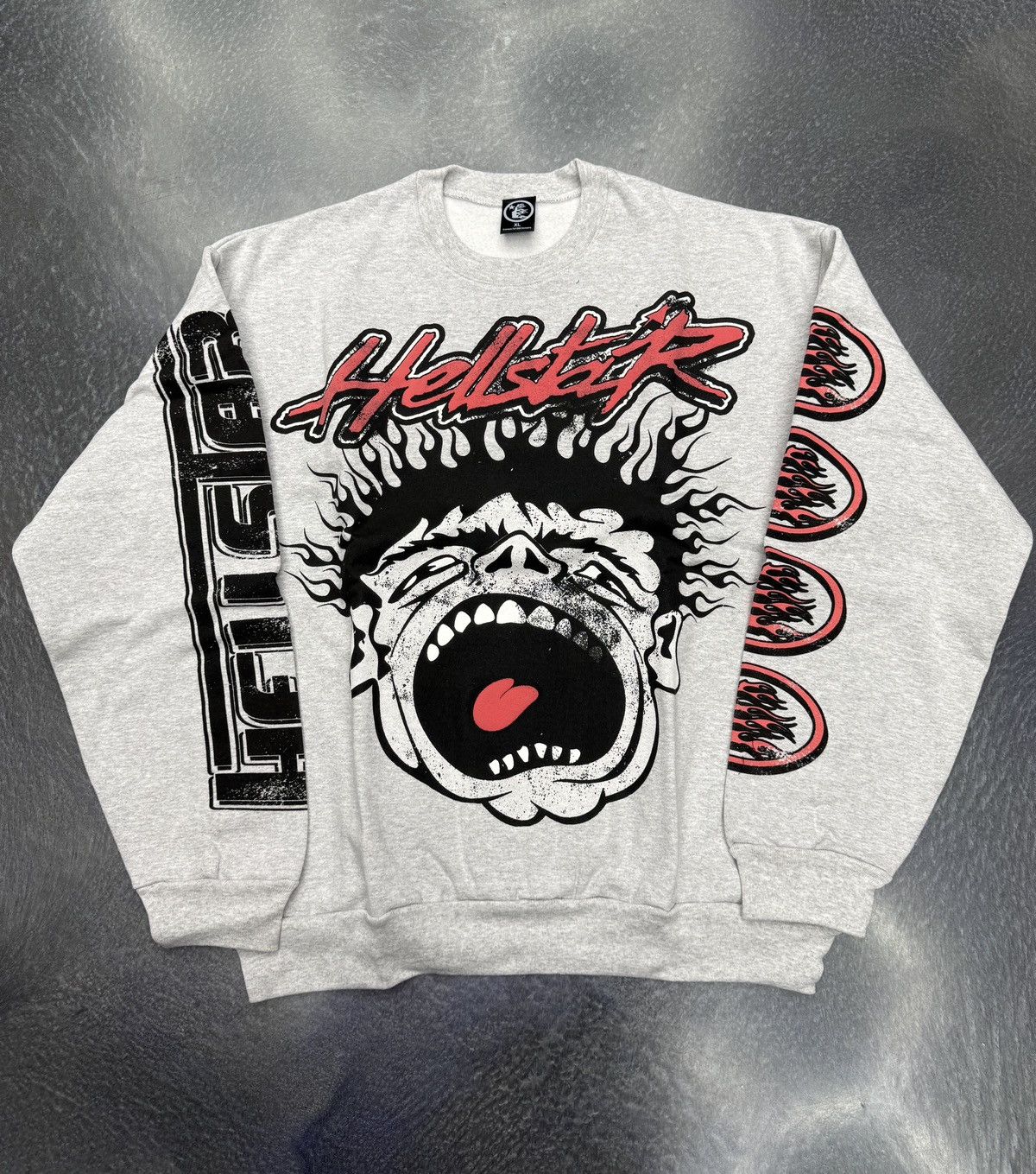 HELLSTAR Hellstar Records Crewneck (Overseas Exclusive) Size US XL / EU 56 / 4 - 1 Thumbnail