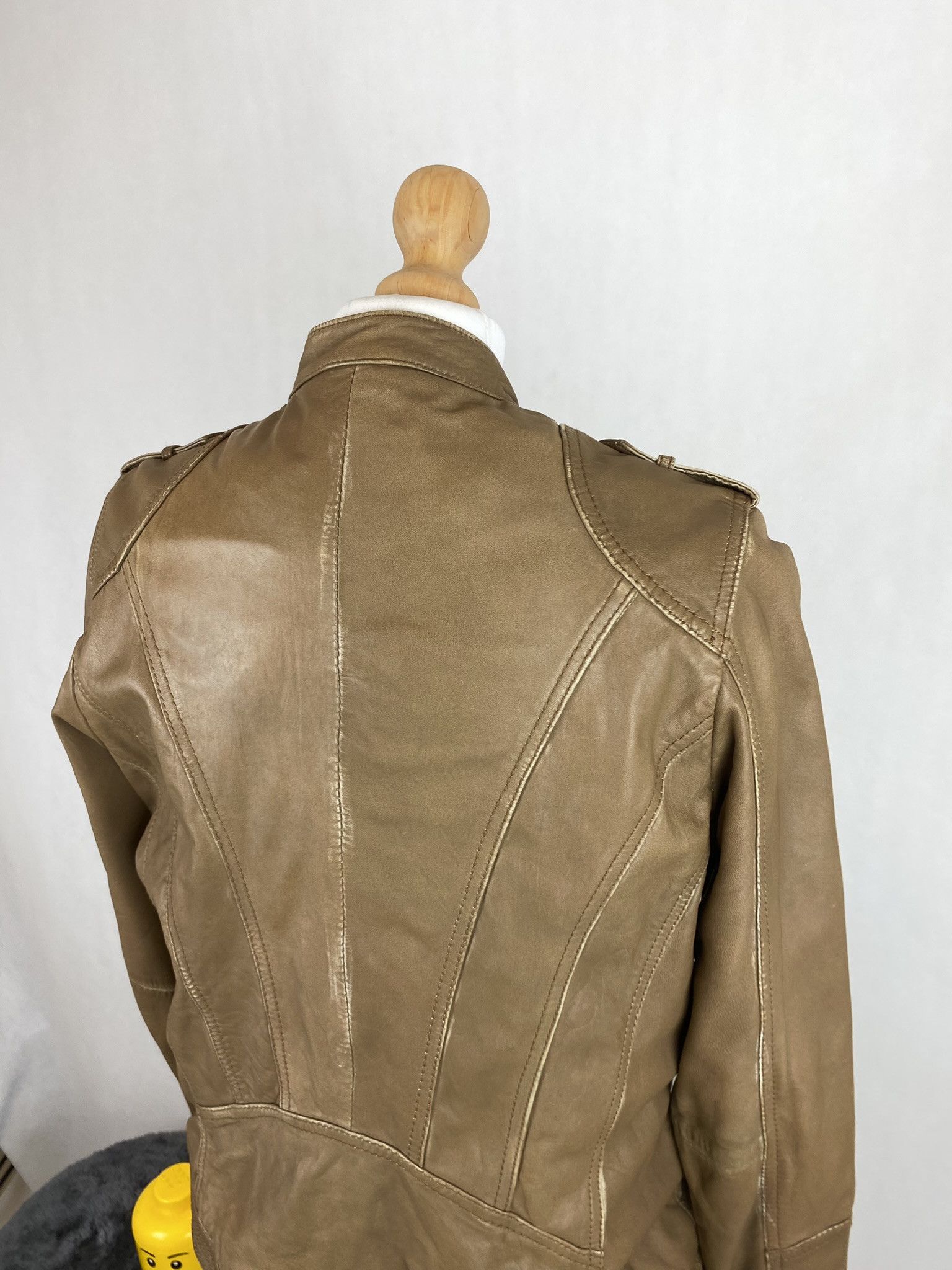 Genuine Leather × Vintage real leather jacket biker moto pepe jeans Size L / US 10 / IT 46 - 9 Thumbnail
