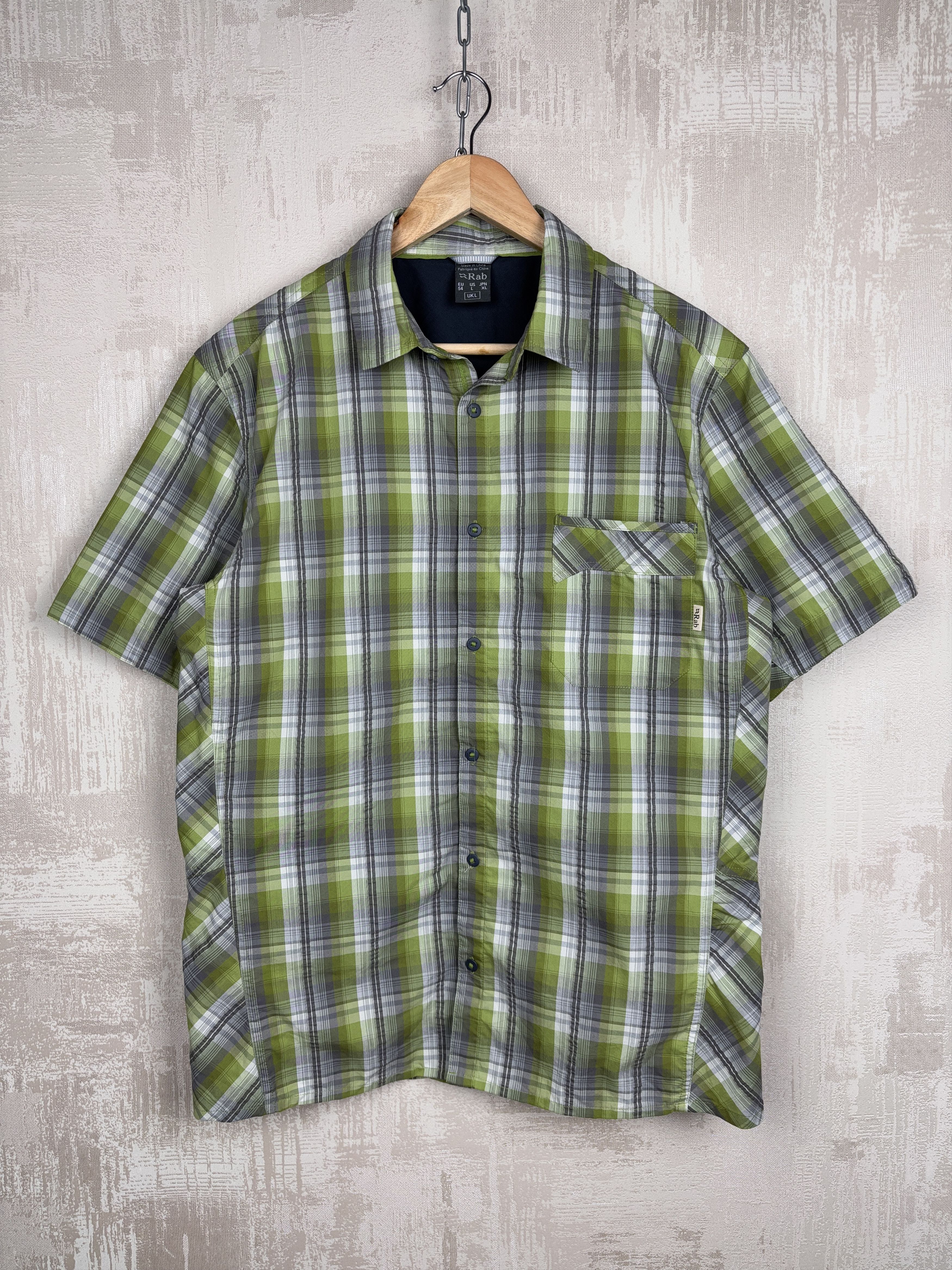 Rab Rab Onsight Shirt Check Short Sleeve Men's Size US L / EU 52-54 / 3 - 1 Thumbnail