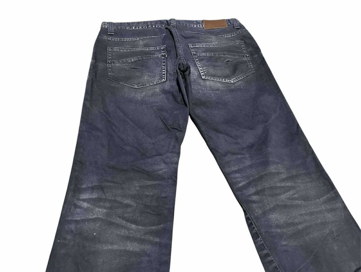 Tornado Mart 🔥Y2K Archived Tornado Mart Black Coated Flared Denim Size US 32 / EU 48 - 11 Thumbnail
