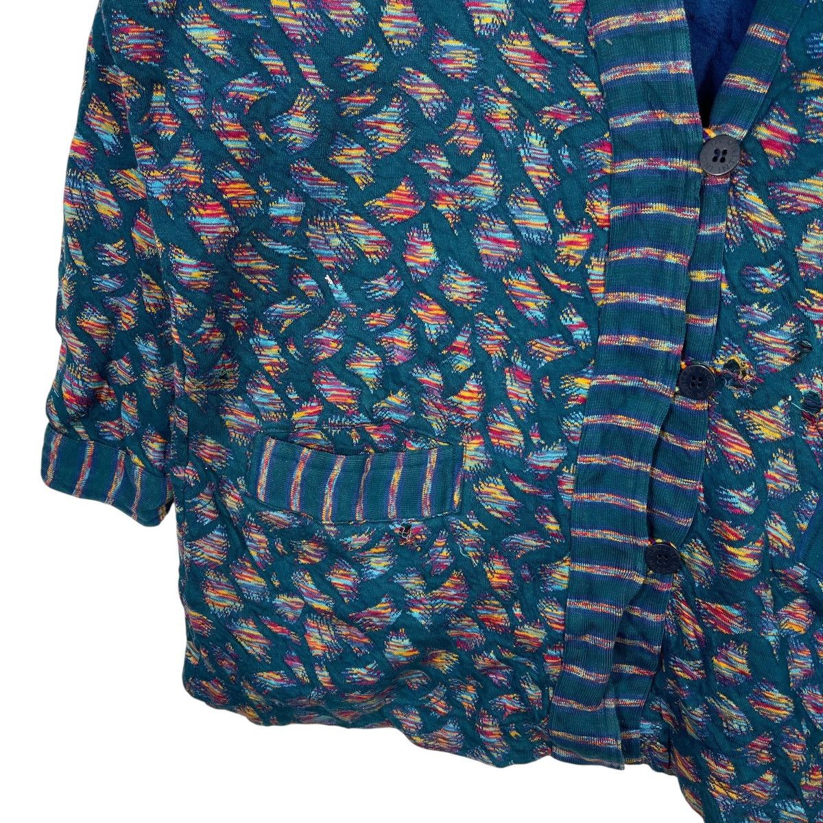 Missoni Vintage Missoni Patterned Knit Cardigan Jacket Italian Size M / US 6-8 / IT 42-44 - 5 Thumbnail