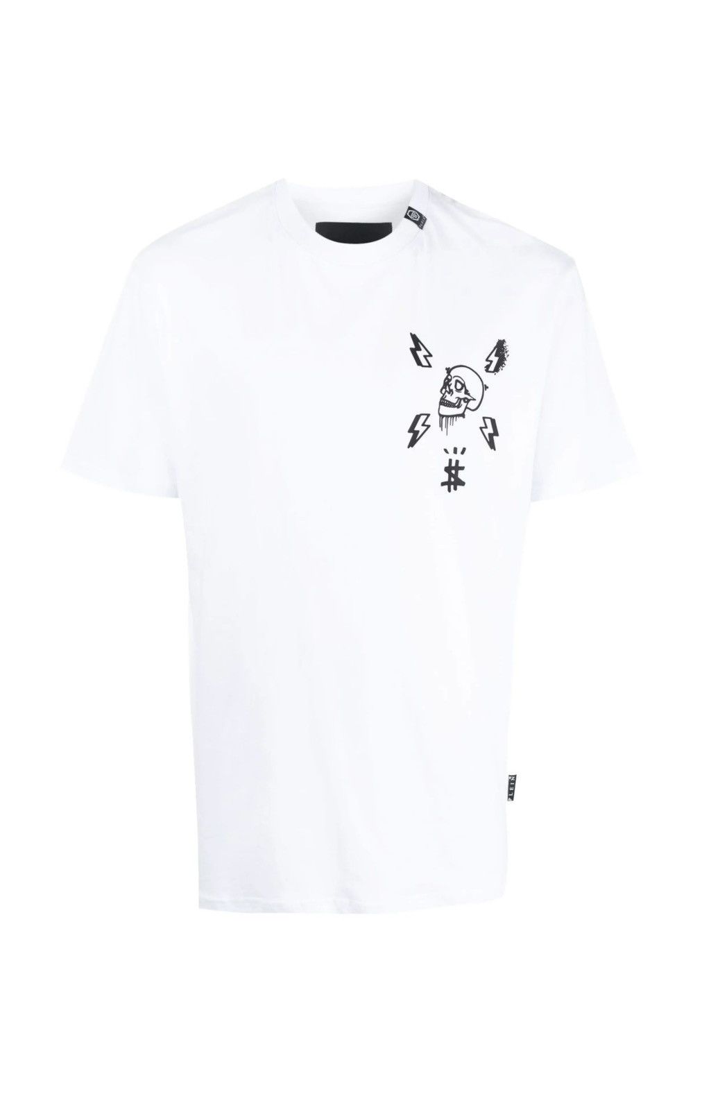 Philipp Plein Philipp Plein Skull Lightning Graphic Tee White Size S Size US S / EU 44-46 / 1 - 1 Thumbnail