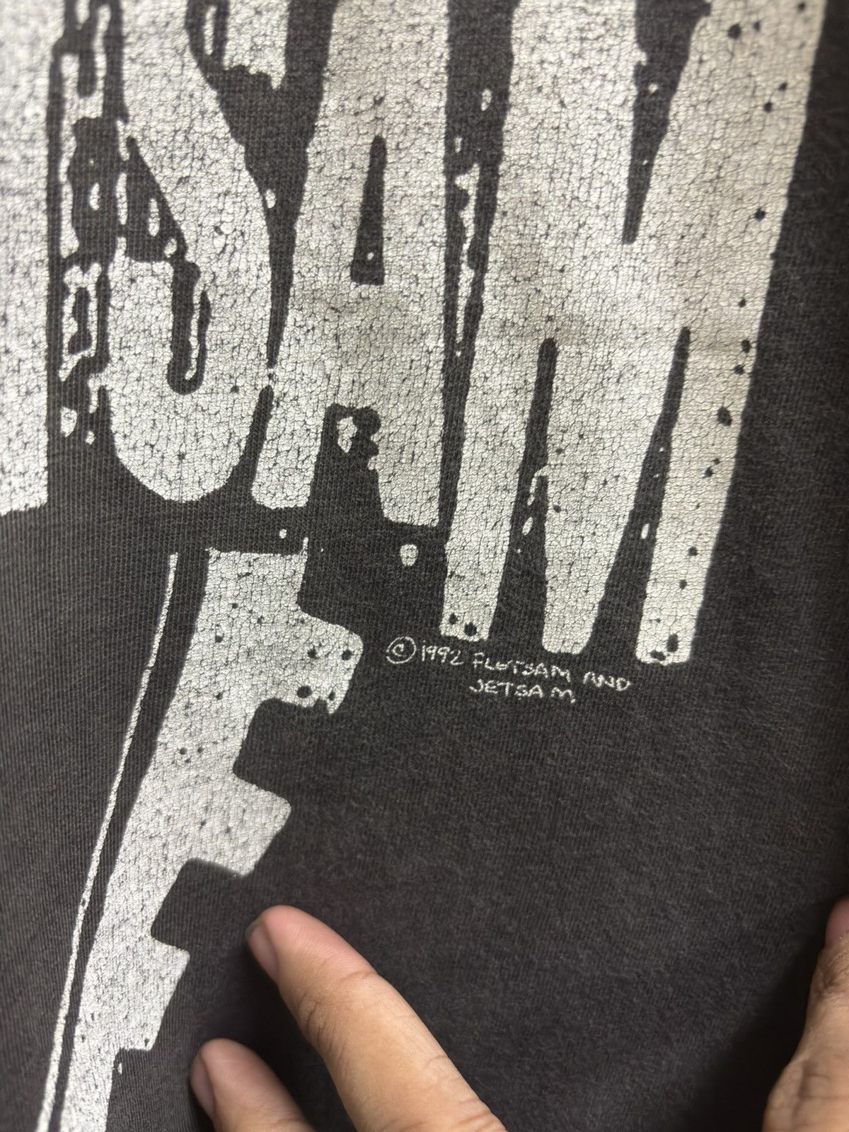 Band Tees distressed sun faded rare flotsam and jetsam erd style Size US L / EU 52-54 / 3 - 10 Thumbnail