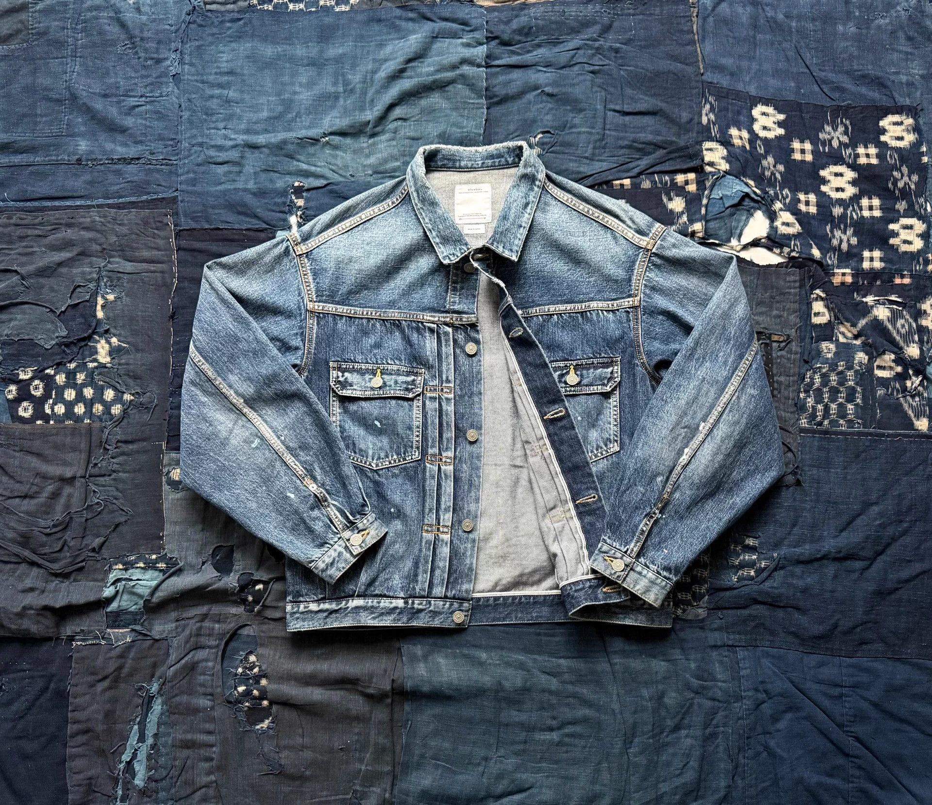 Visvim VISVIM 23SS SS 101XX DMGD Denim Jacket - Size 3 Size US L / EU 52-54 / 3 - 2 Thumbnail