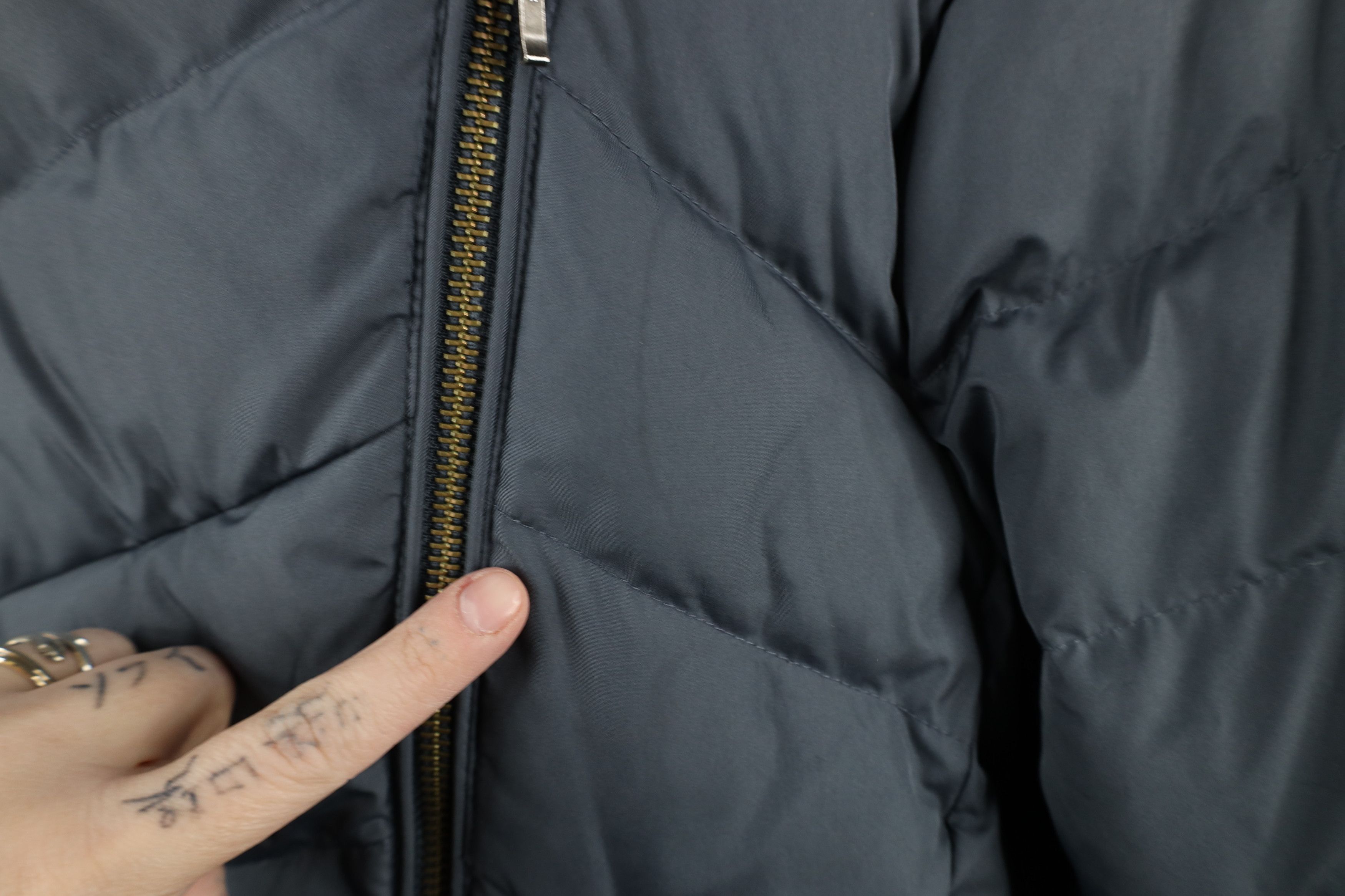 Lands' End × Vintage Lands End Full Length Hooded Duck Down Puffer Jacket Gray Size M / US 6-8 / IT 42-44 - 6 Thumbnail
