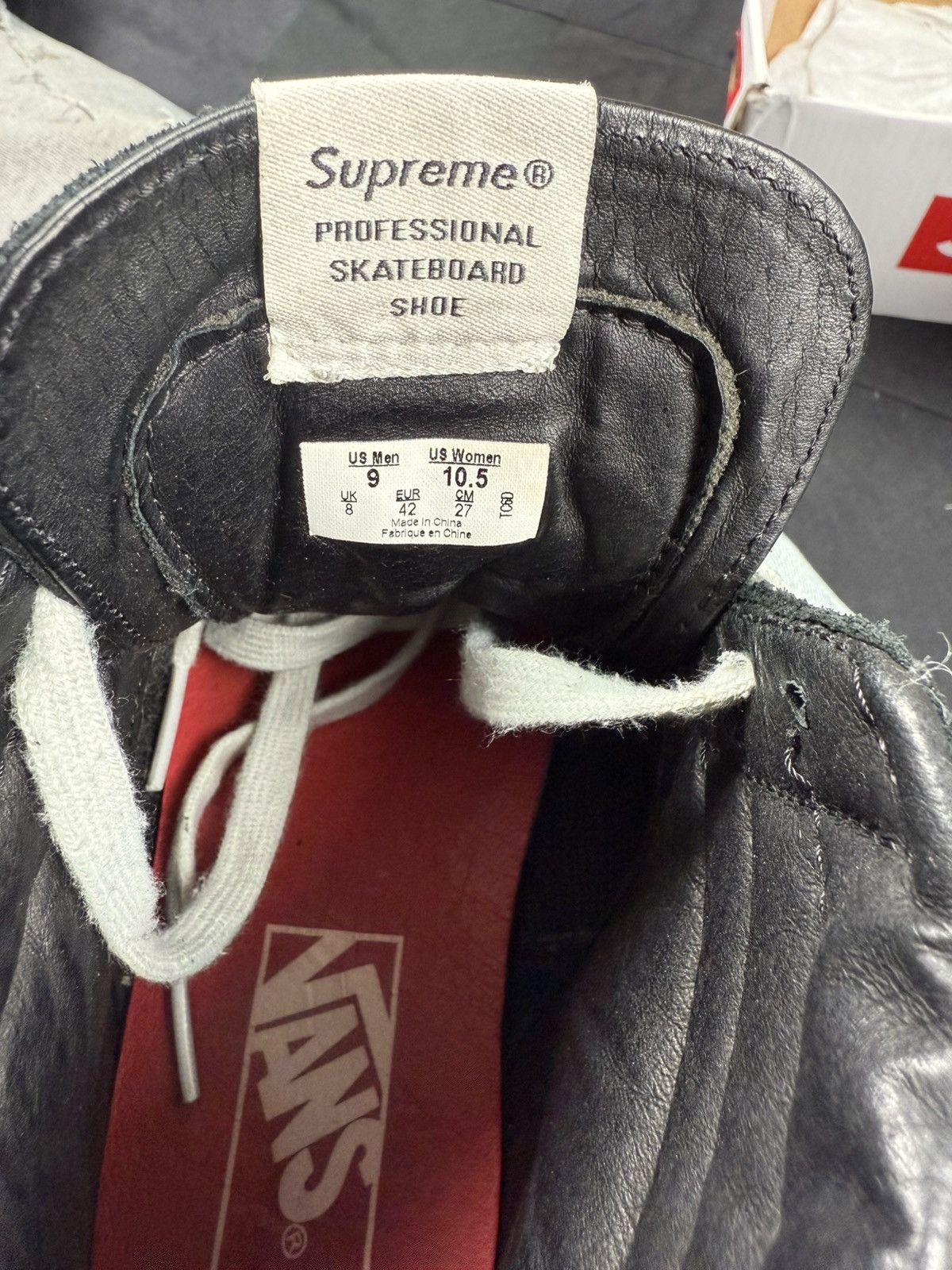 Supreme × Vans Fuck em Sk8-Hi Reissue Size US 9 / EU 42 - 6 Thumbnail