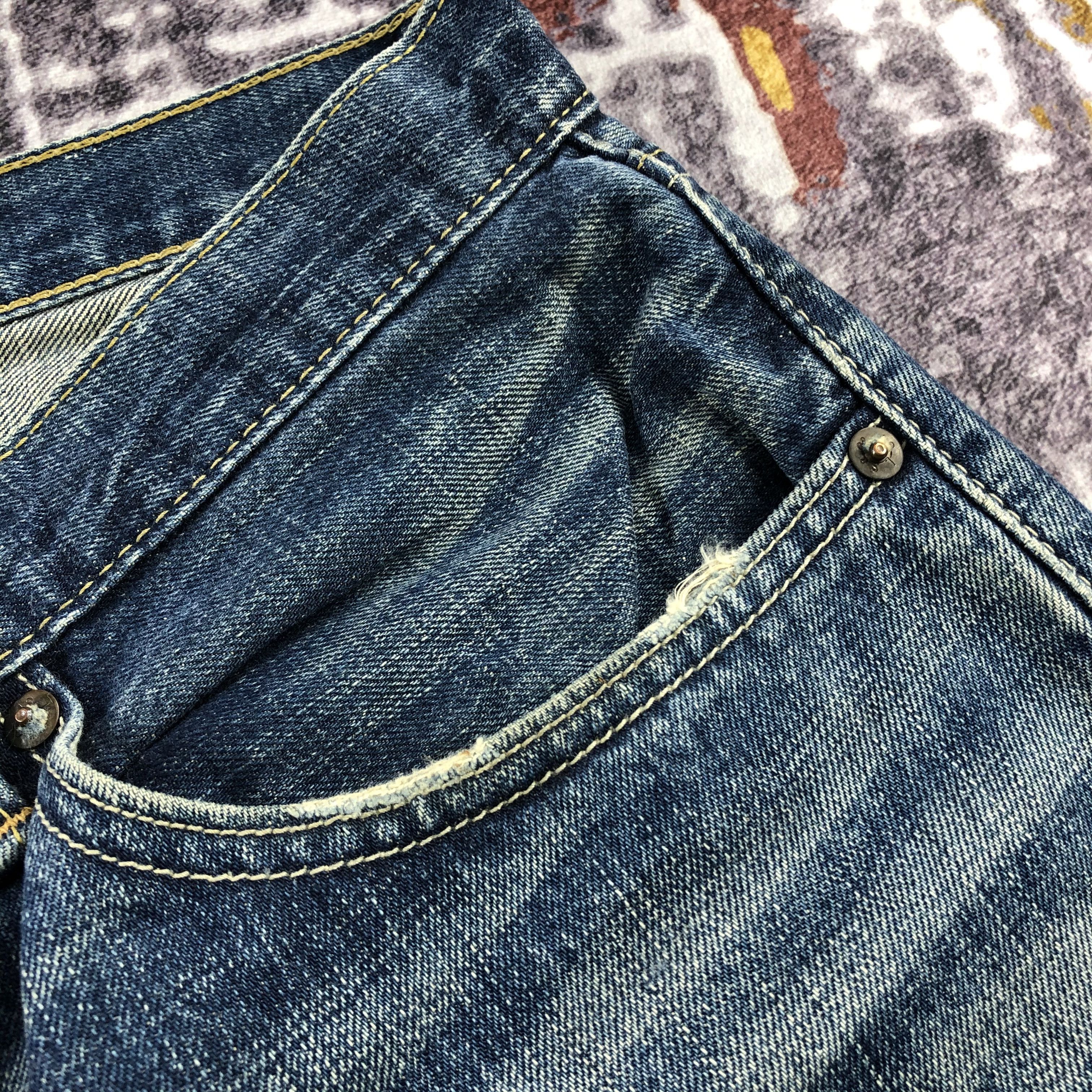 Levi's × Vintage 90s Vintage Blue Wash Levis 504 Jeans-JM2149 Size US 35 - 11 Thumbnail
