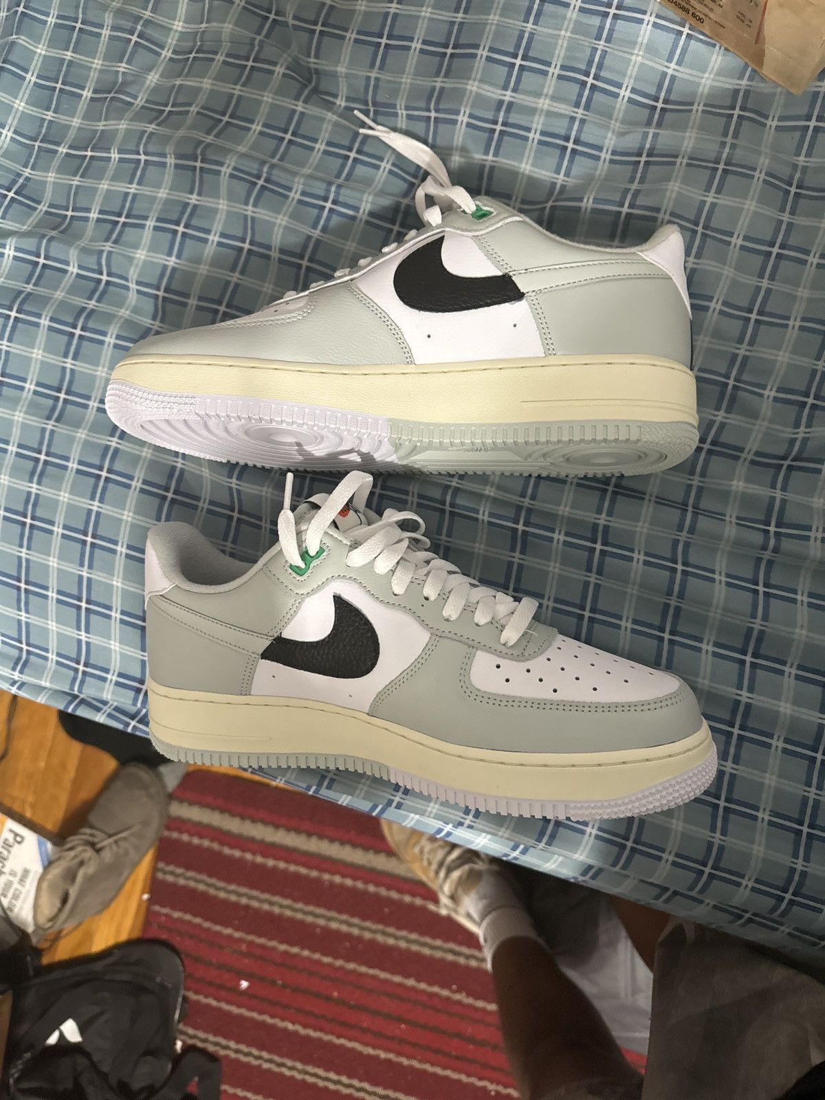 Nike Air Force One split light silver Size US 10 / EU 43 - 5 Thumbnail