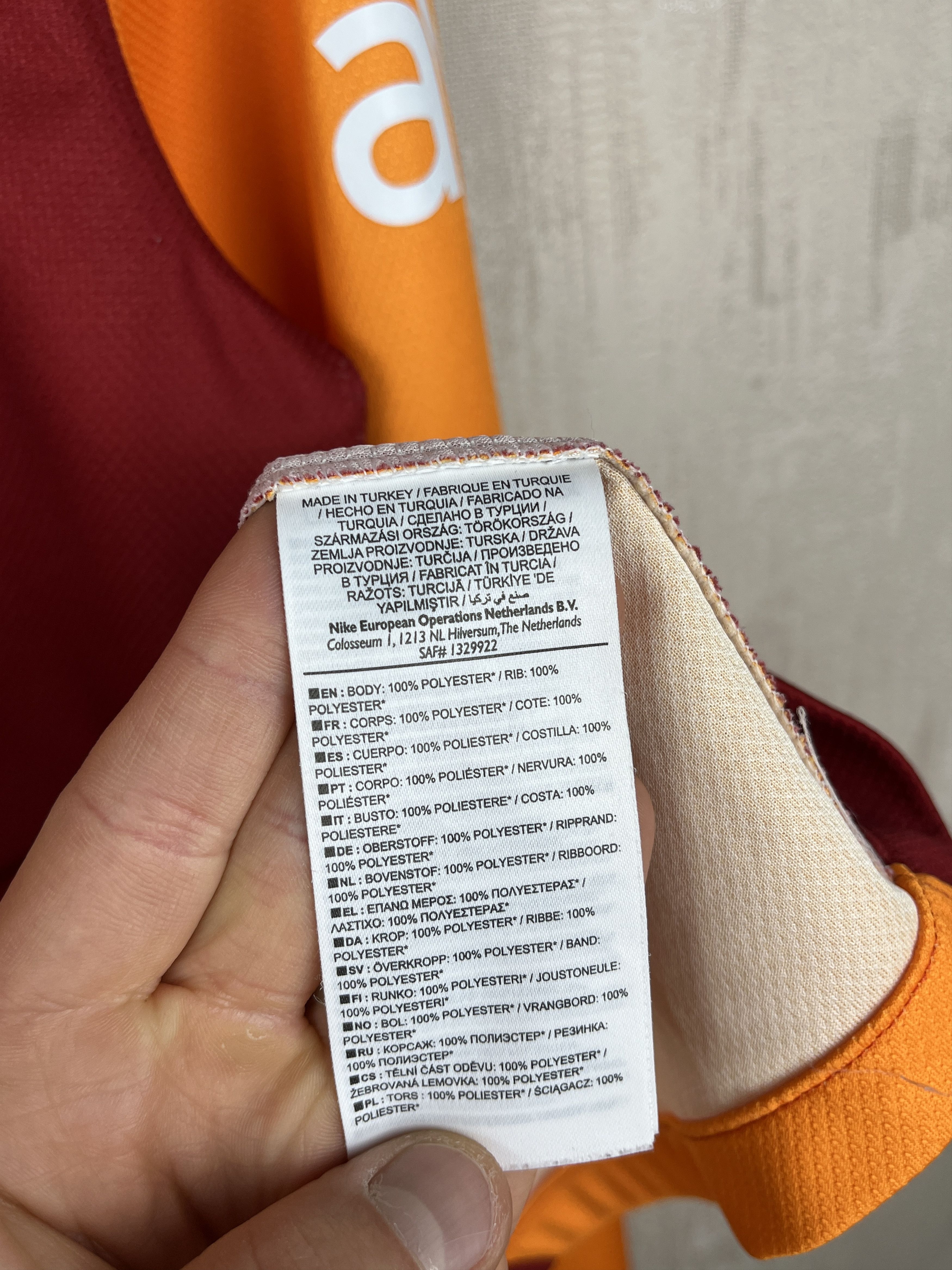 Nike Galatasaray Home Shirt 2013-2014 Soccer Football L/S Jersey Size US S / EU 44-46 / 1 - 13 Thumbnail