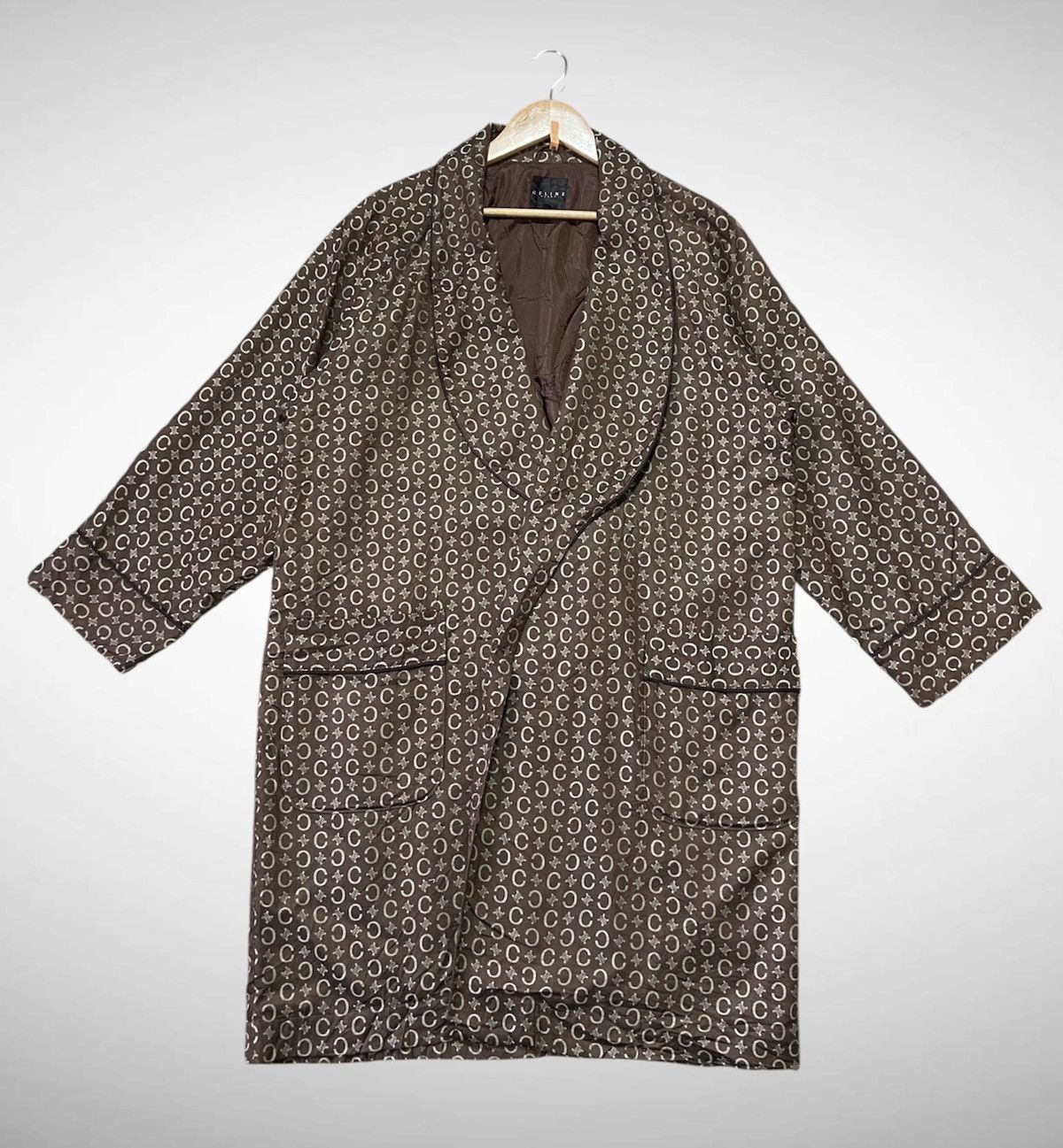 Celine Vintage Celine Homme Monogram Print Robe Size US M / EU 48-50 / 2 - 3 Thumbnail