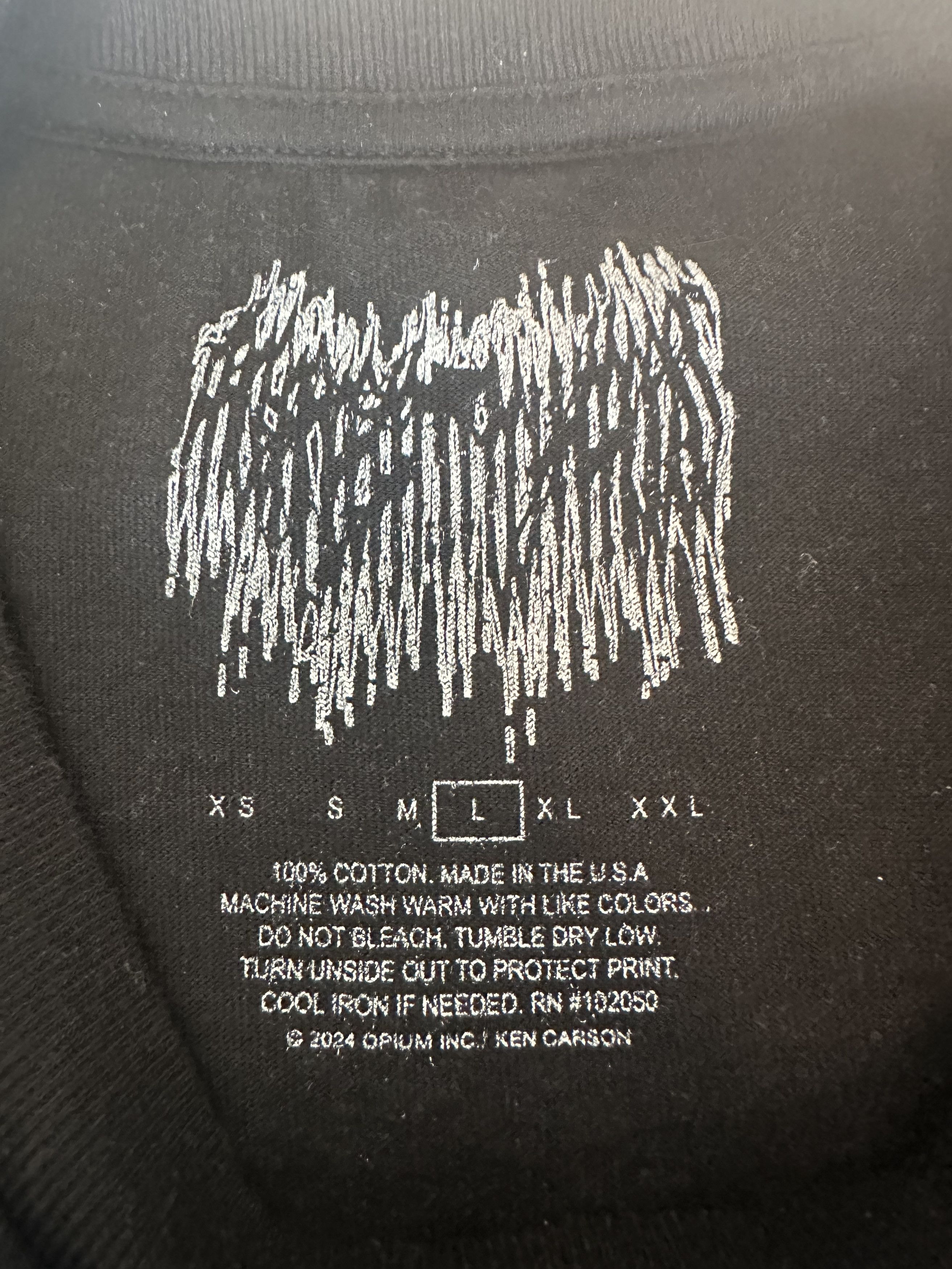 Ken Carson Ken Carson A Great Chaos Tour T-Shirt, Blue Design Size US L / EU 52-54 / 3 - 3 Thumbnail