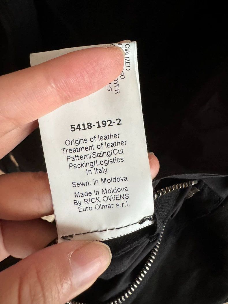 Rick Owens Rick Owens size 38 Leather jacket 2504-Nextarrow Size US M / EU 48-50 / 2 - 4 Thumbnail