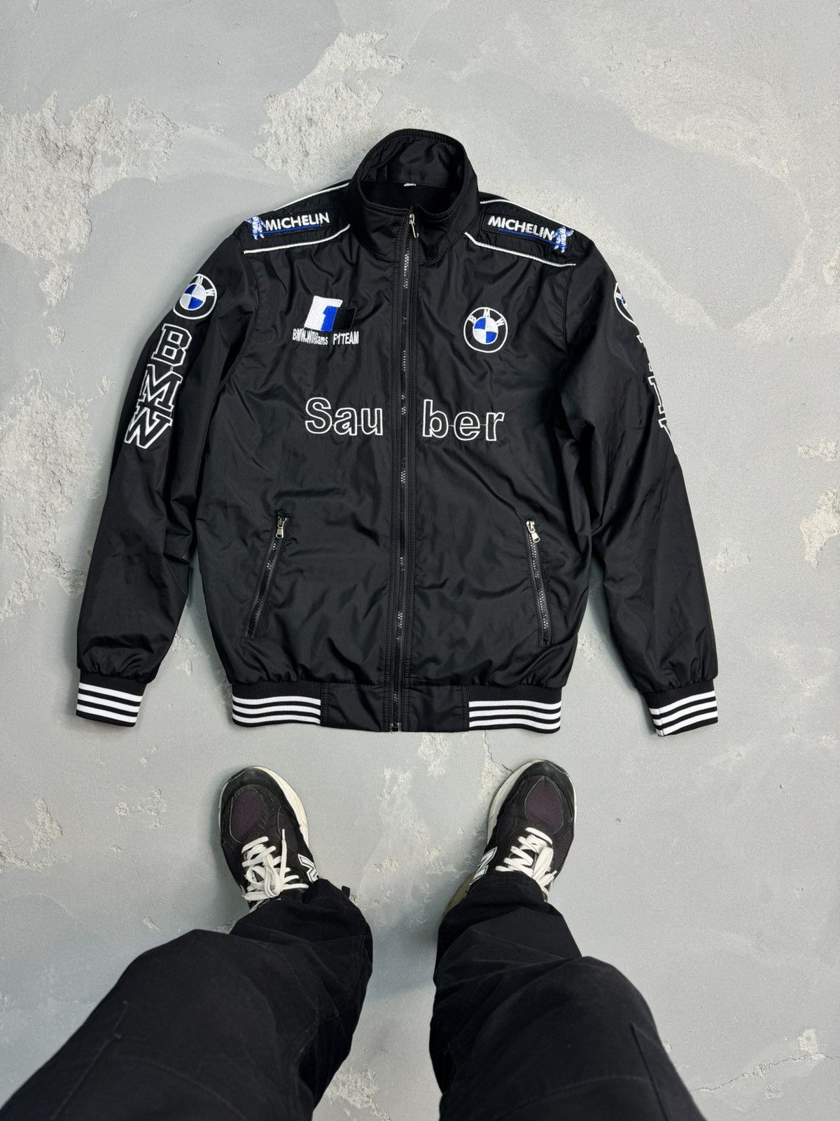 BMW BMW RACING Y2K MOTO JACKET NASCAR BOMBER VINTAGE F1 SAUBER Size US L / EU 52-54 / 3 - 1 Thumbnail