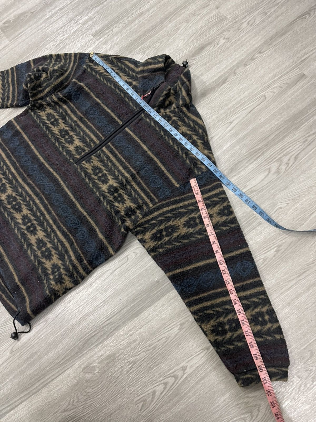 Jack Wolfskin Vintage Jack Wolfskins half zipper fleece printed pullover Size US L / EU 52-54 / 3 - 10 Thumbnail