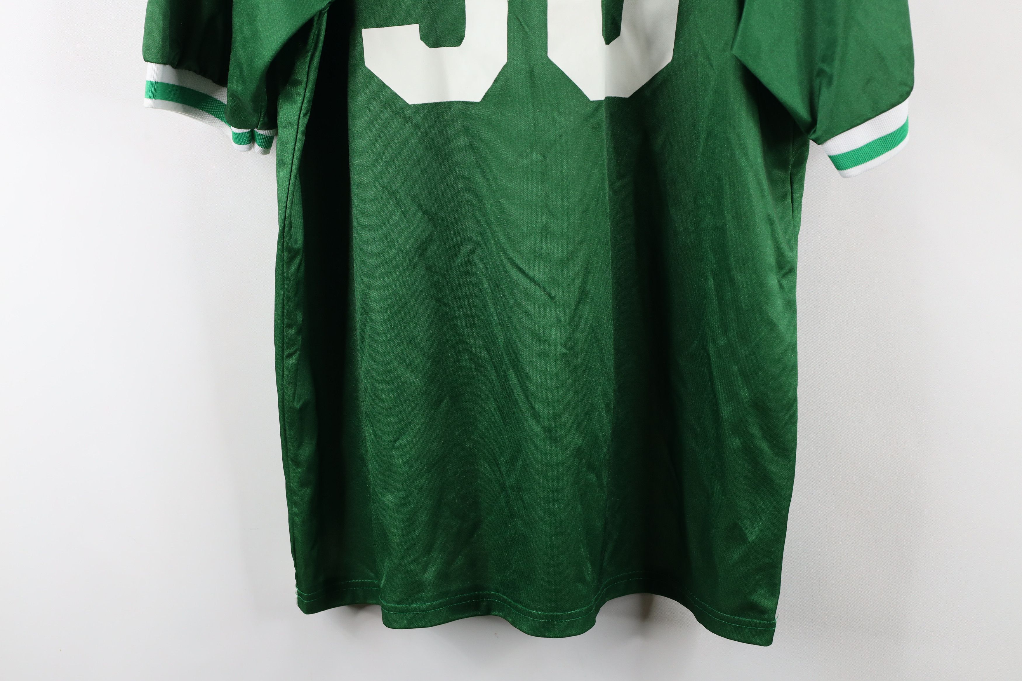 Vintage Vintage 90s Collared Short Sleeve Soccer Jersey Green White Size US L / EU 52-54 / 3 - 13 Thumbnail