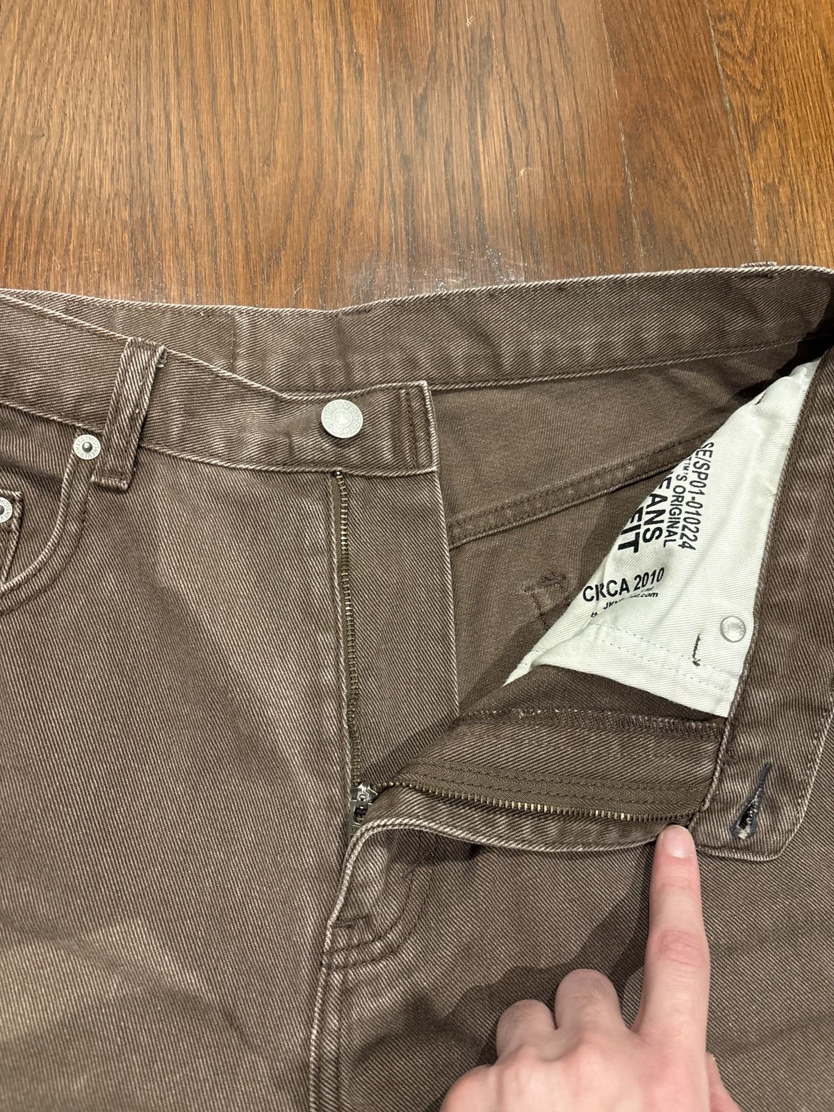 thisisneverthat Thisisneverthat Relaxed Jeans in Brown Size US 32 / EU 48 - 8 Thumbnail