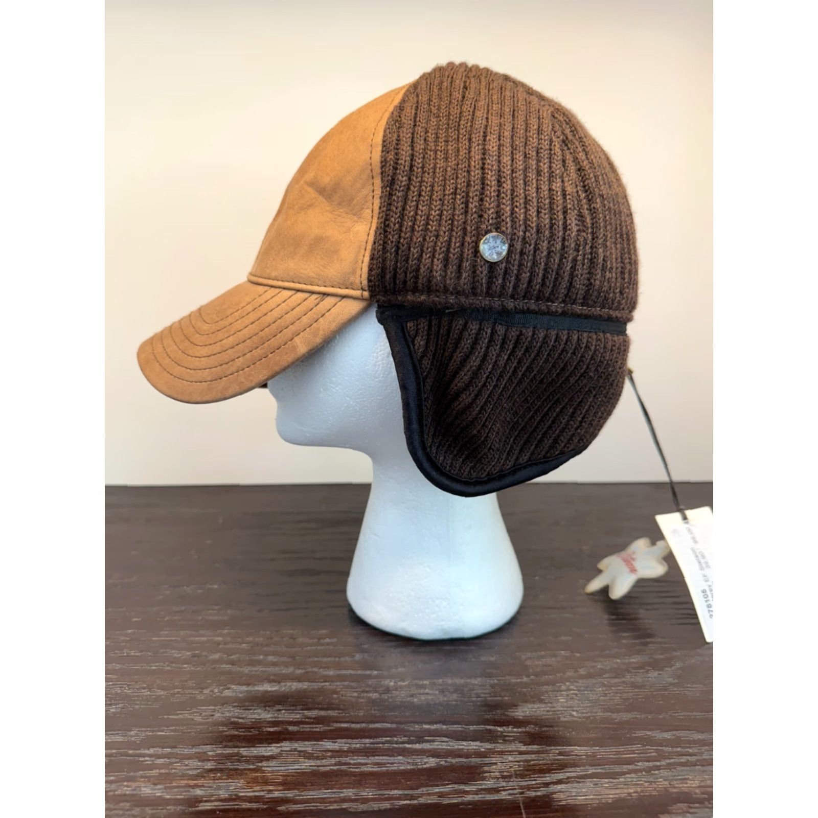 Stetson Stetson Hat Mens XS Brown Leather Polyester Ear Flap Monterey Size ONE SIZE - 7 Thumbnail