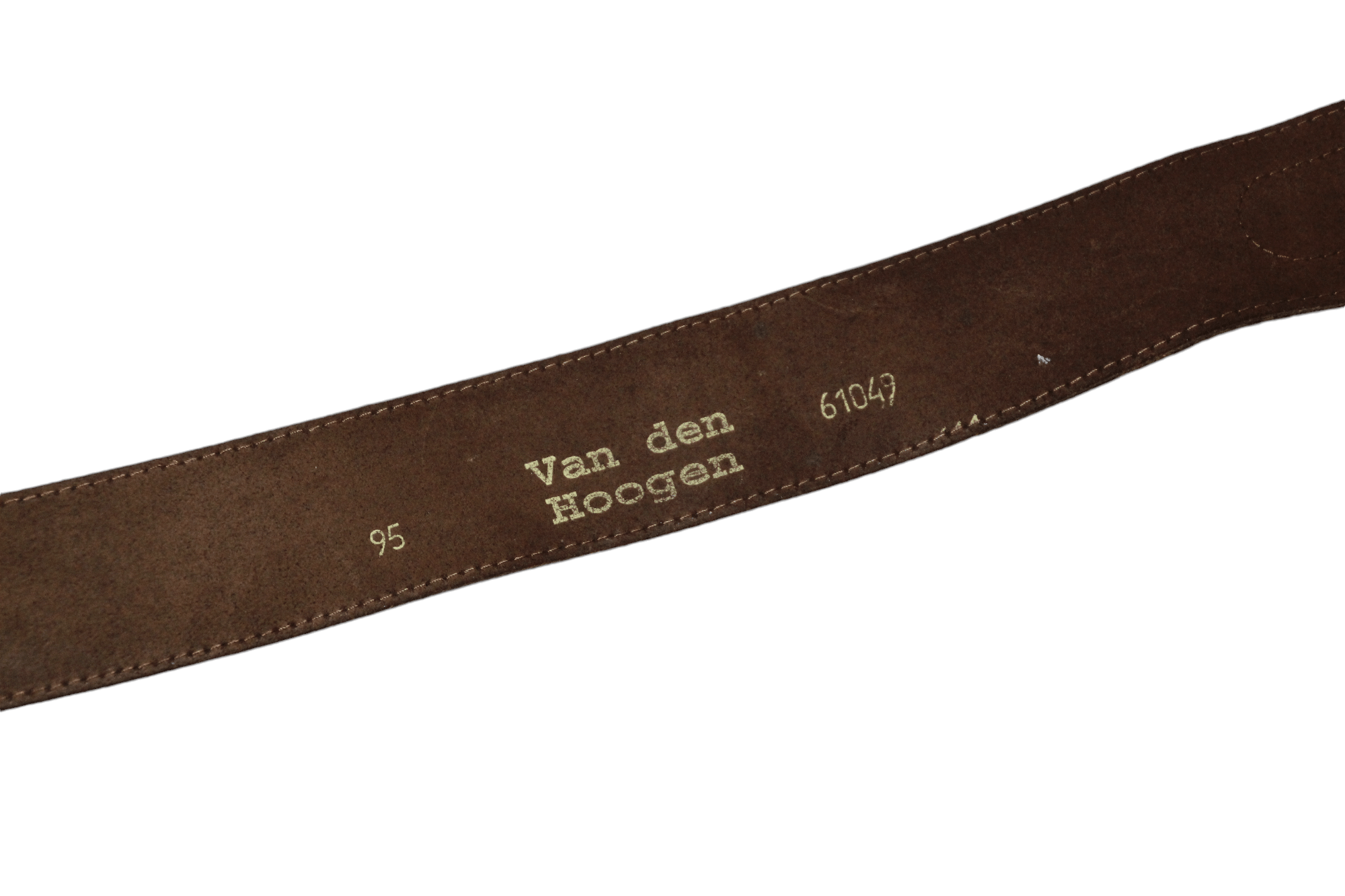 Van RARE Van den Hoogen designers leather wide belt Size ONE SIZE - 6 Thumbnail