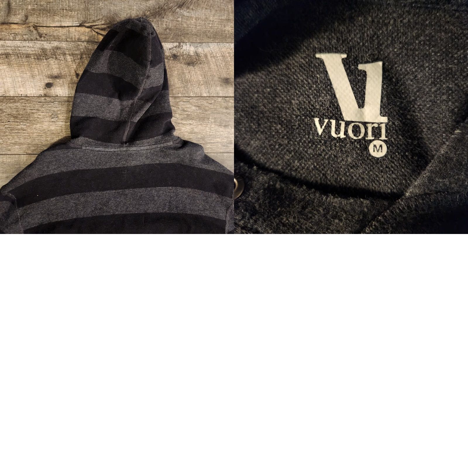 Vuori Vuori Hoodie Mens M Clark Gray Striped Lightweight Pullover Long Sleeve Pullover Gray Striped Lightweight Clark Hoodie Mens M Size US M / EU 48-50 / 2 - 9 Thumbnail