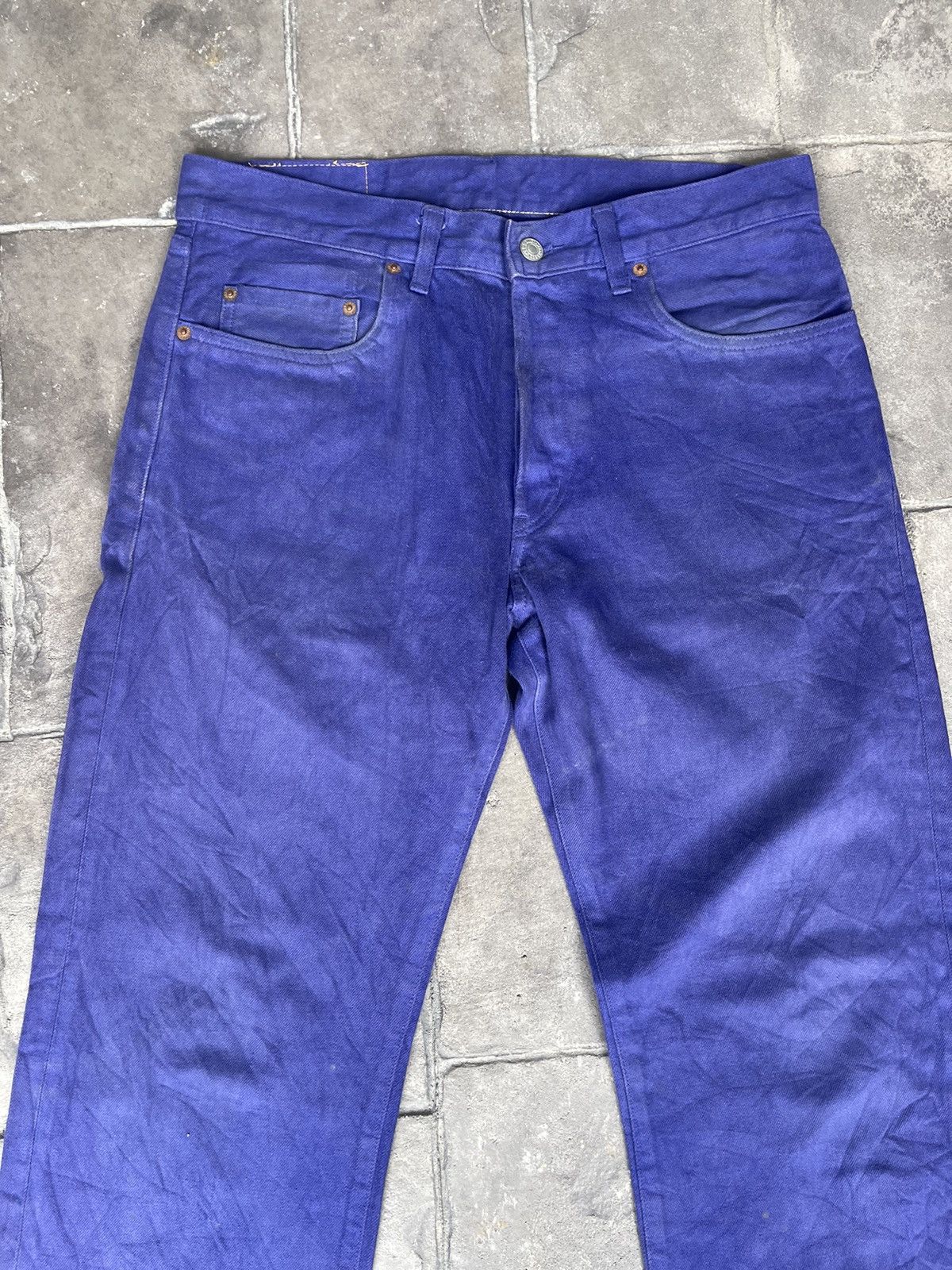 HOLLYWOOD RANCH MARKET JAPAN MADE Hollywood Ranch Market Selvedge Blue Size US 32 / EU 48 - 8 Thumbnail