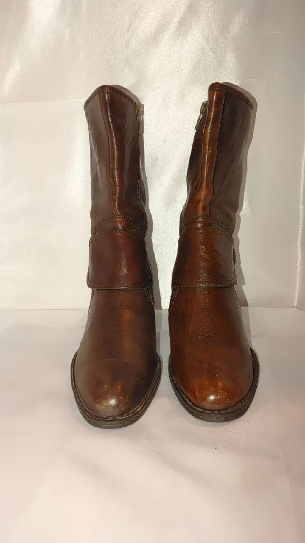 Born Born Crown Distressed Leather Steampunk Boots Size 9 Size US 9 / IT 39 - 4 Thumbnail