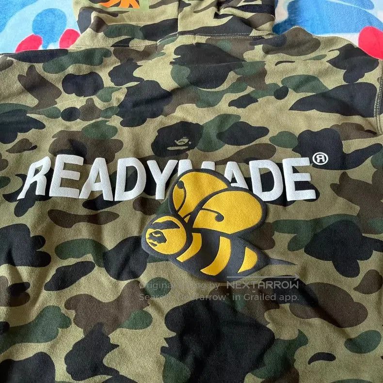 Bape BAPE x Readymade Camo Shark Hoodie. Size US XXL / EU 58 / 5 - 2 Thumbnail
