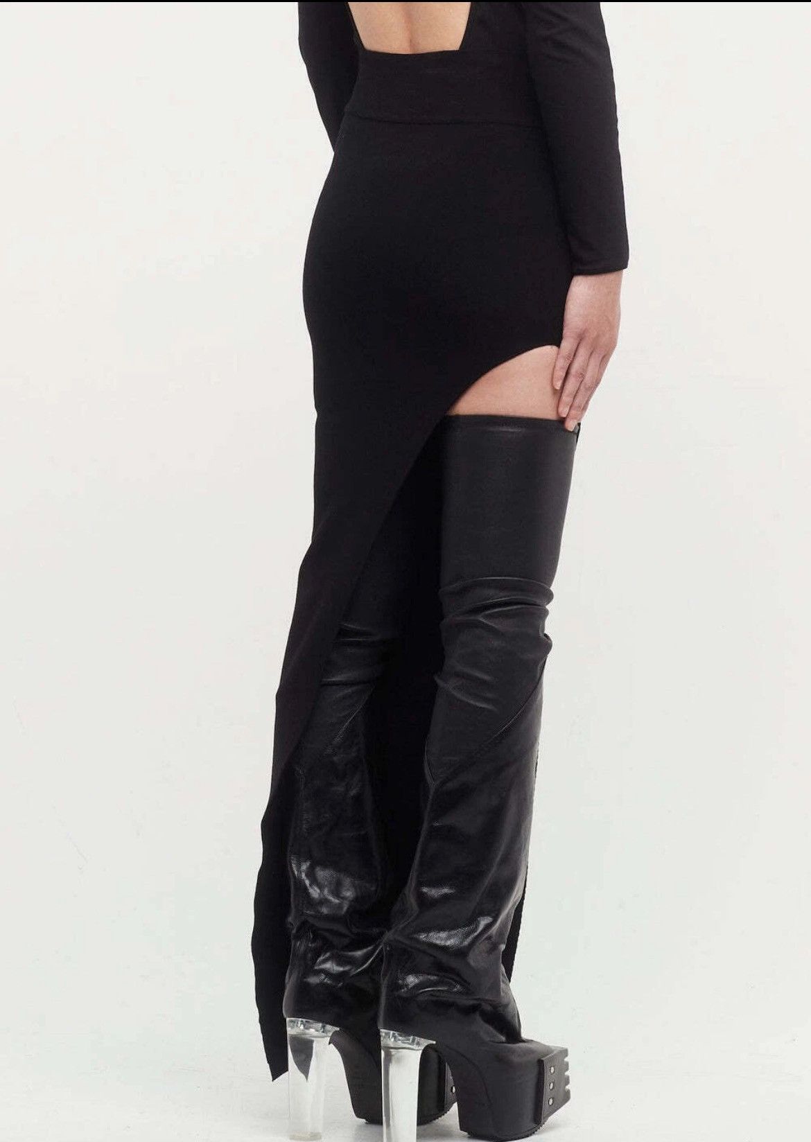 Rick Owens Rick Owens Edfu Knit Ankle Skirt Size 24" / US 00 / IT 34 - 2 Thumbnail