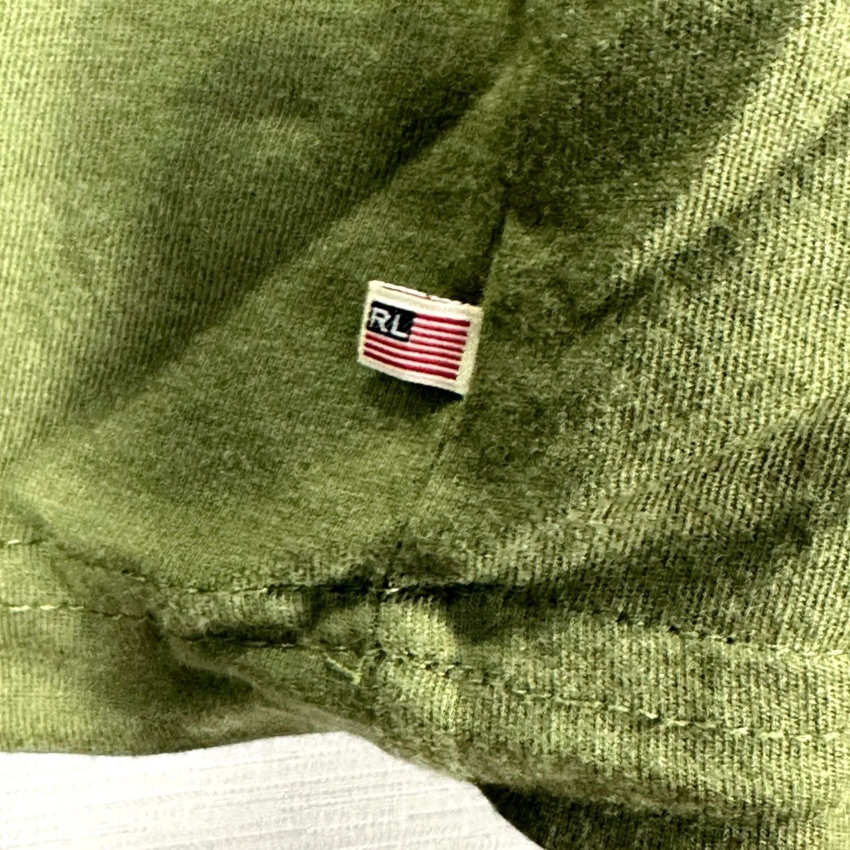 Polo Ralph Lauren Polo Ralph Lauren Polo Jeans Co Top Womens S Green 3/4 Sleeve Henley Vintage Cotton Knit Button Logo Casual Shirt Ladies Size S / US 4 / IT 40 - 6 Thumbnail